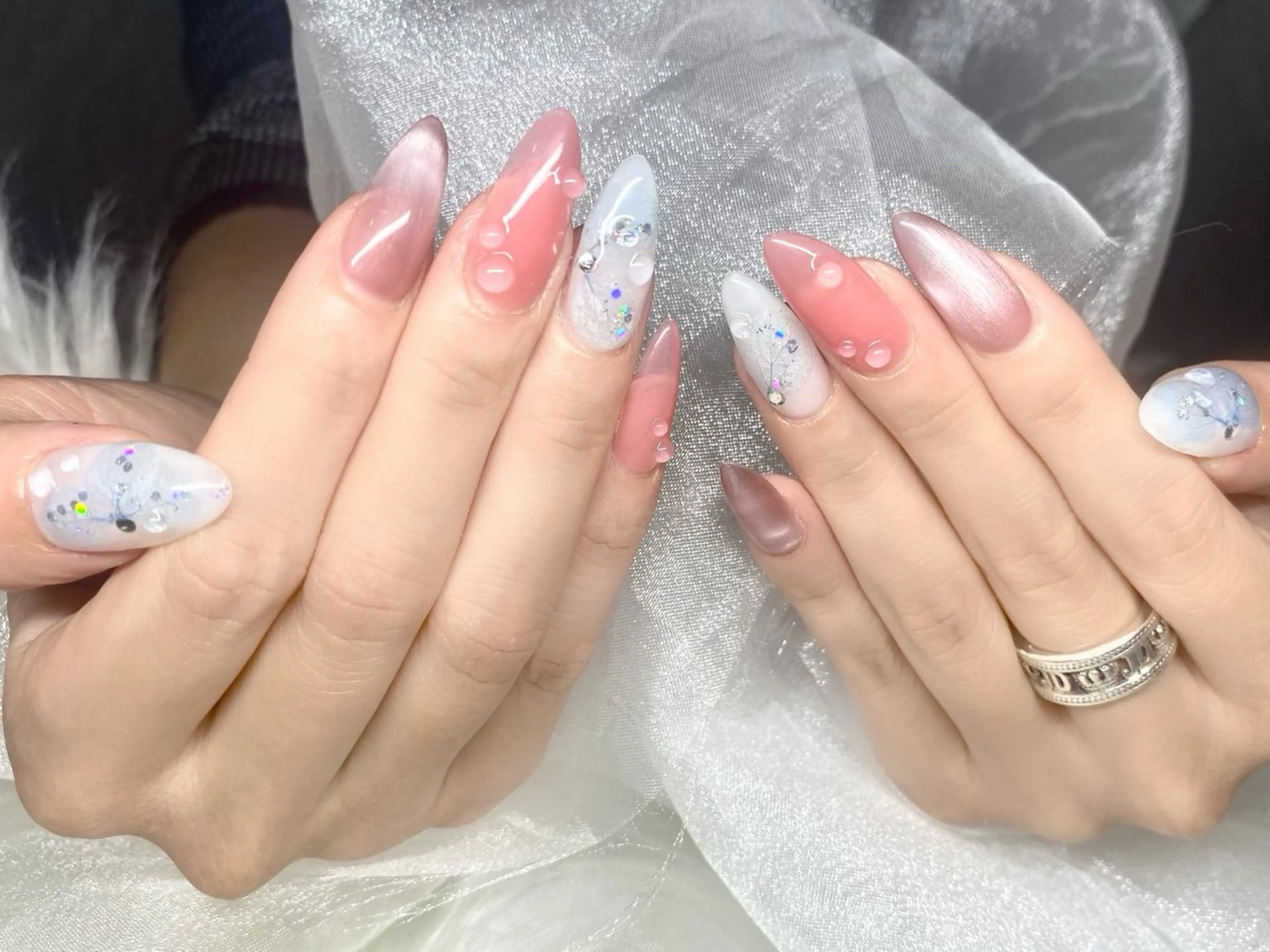 ネイル ネイルチップ ハンドネイル ハンドケア Hi Beauty 渋谷(ネイル、ハイパーナイフ6、脂肪れいきゃく、マッサージ＆エステサロン)所属・Hi beauty 渋谷のネイルデザイン