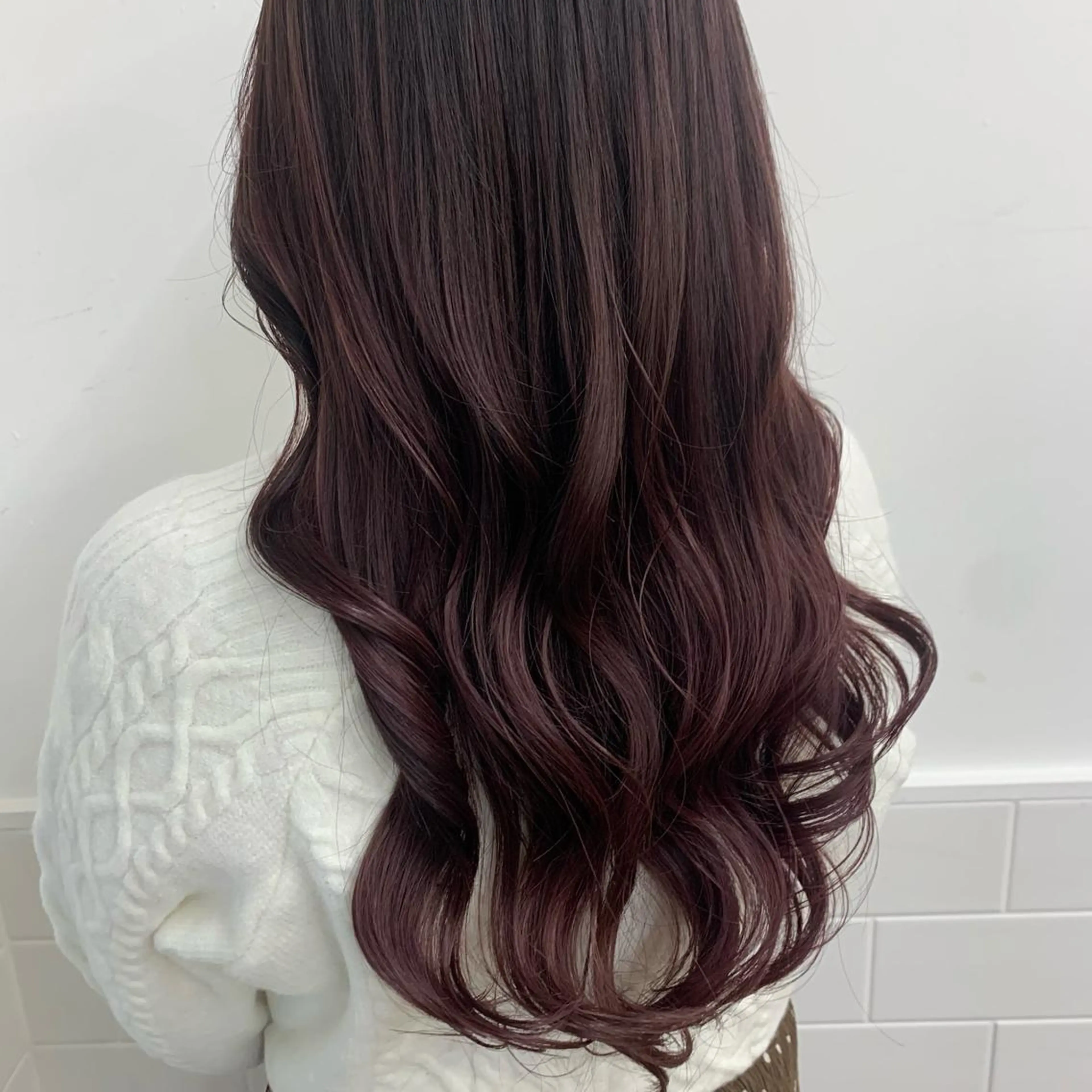 ロング カラー 美髪縮毛矯正🫧 艶カラー/スズカのヘアスタイル