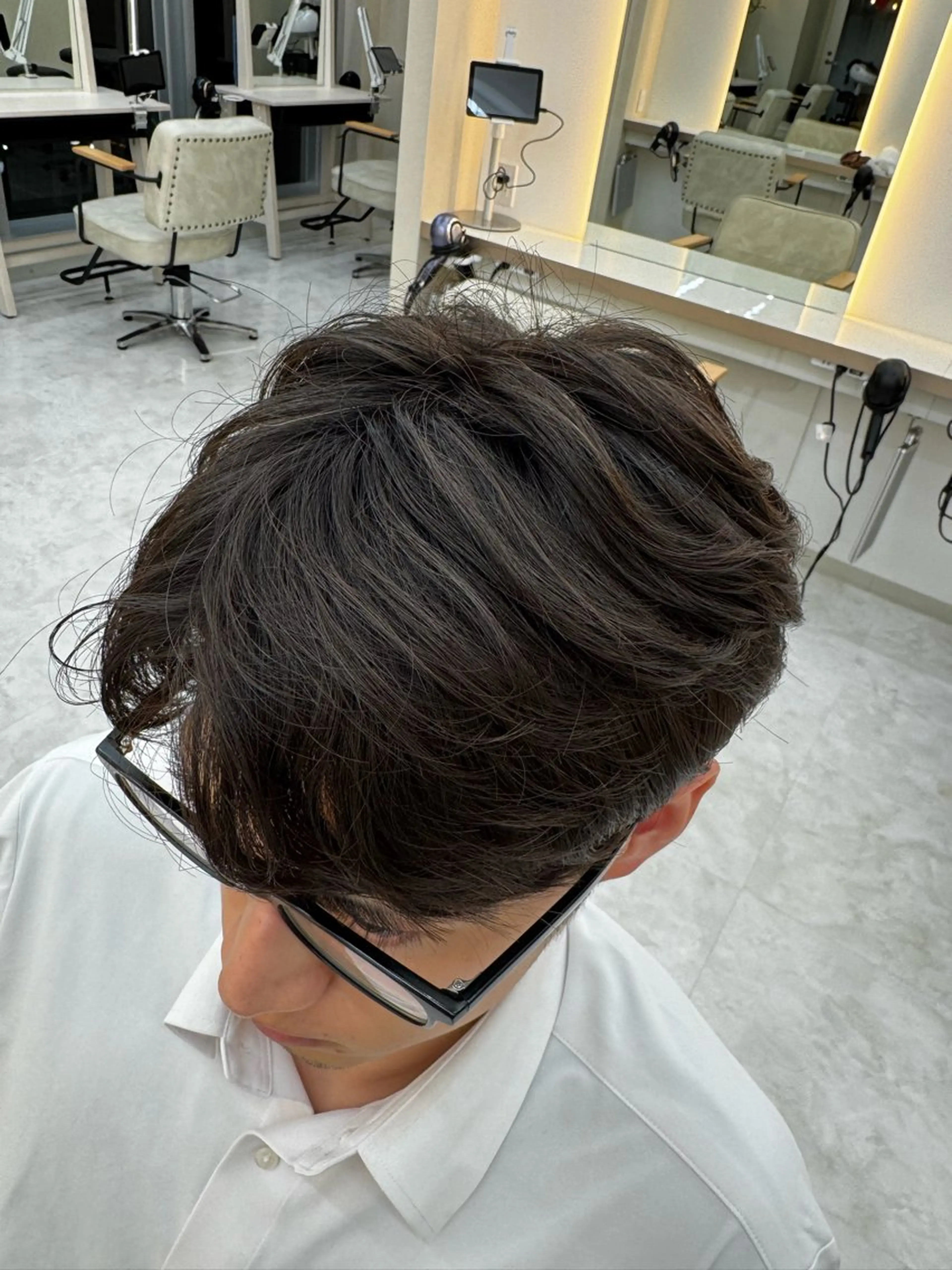 ショート カット ヘアカラー 韓国レイヤー×ツヤ髪 /TAICHI🤍のヘアスタイル