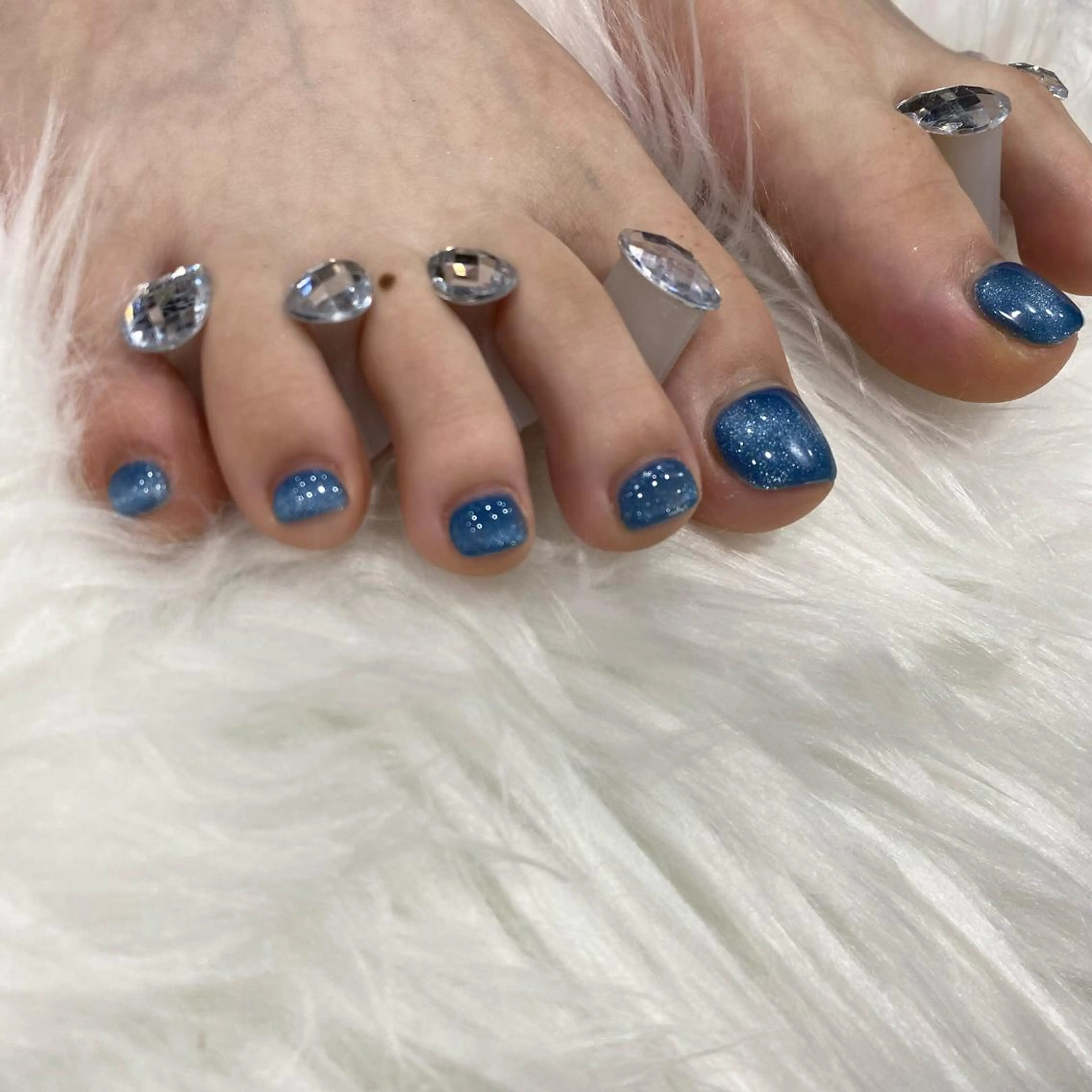 フットワンカラー👣🩵の写真