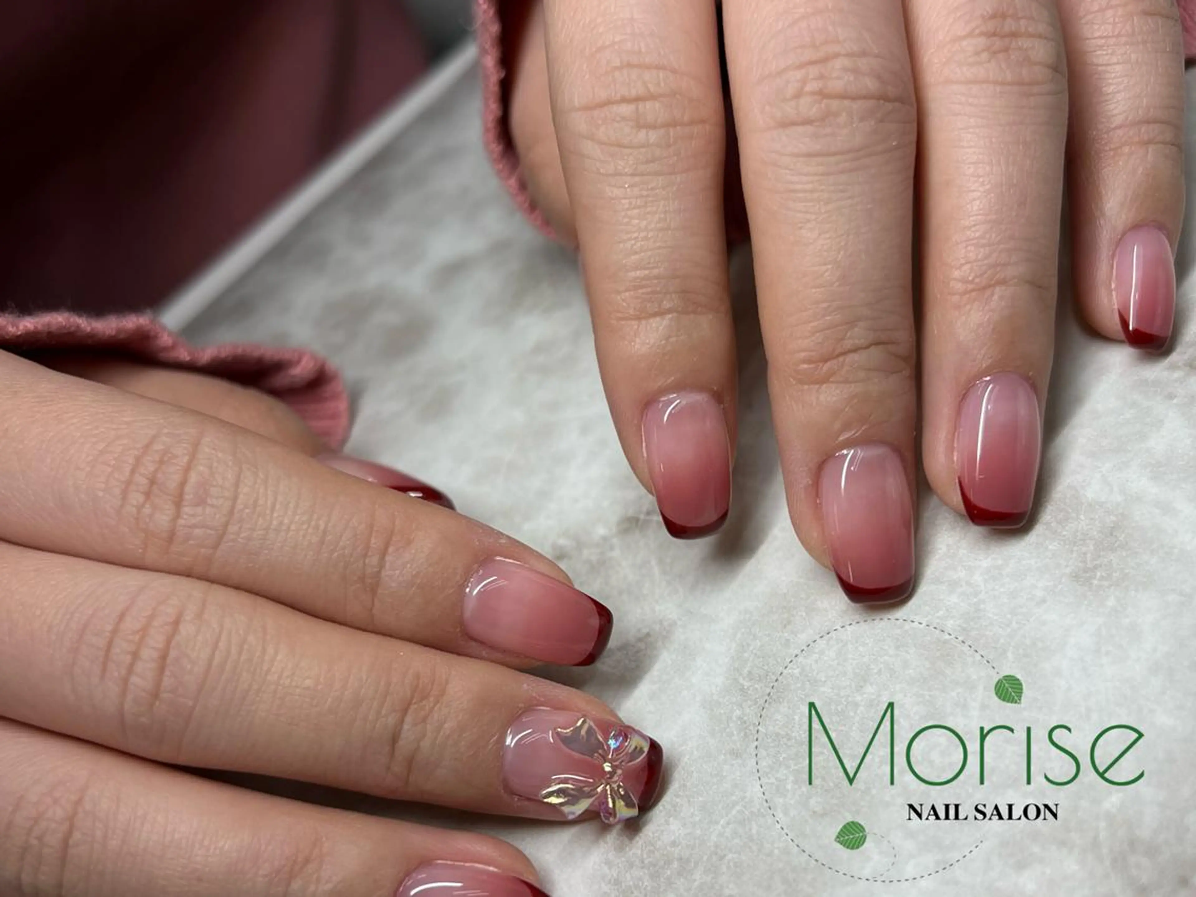 ネイル フレンチネイル ジェルネイル マグネットネイル ミラーネイル 持ち込み ハンドネイル ハンドケア MoriseNail 表参道のネイルデザイン