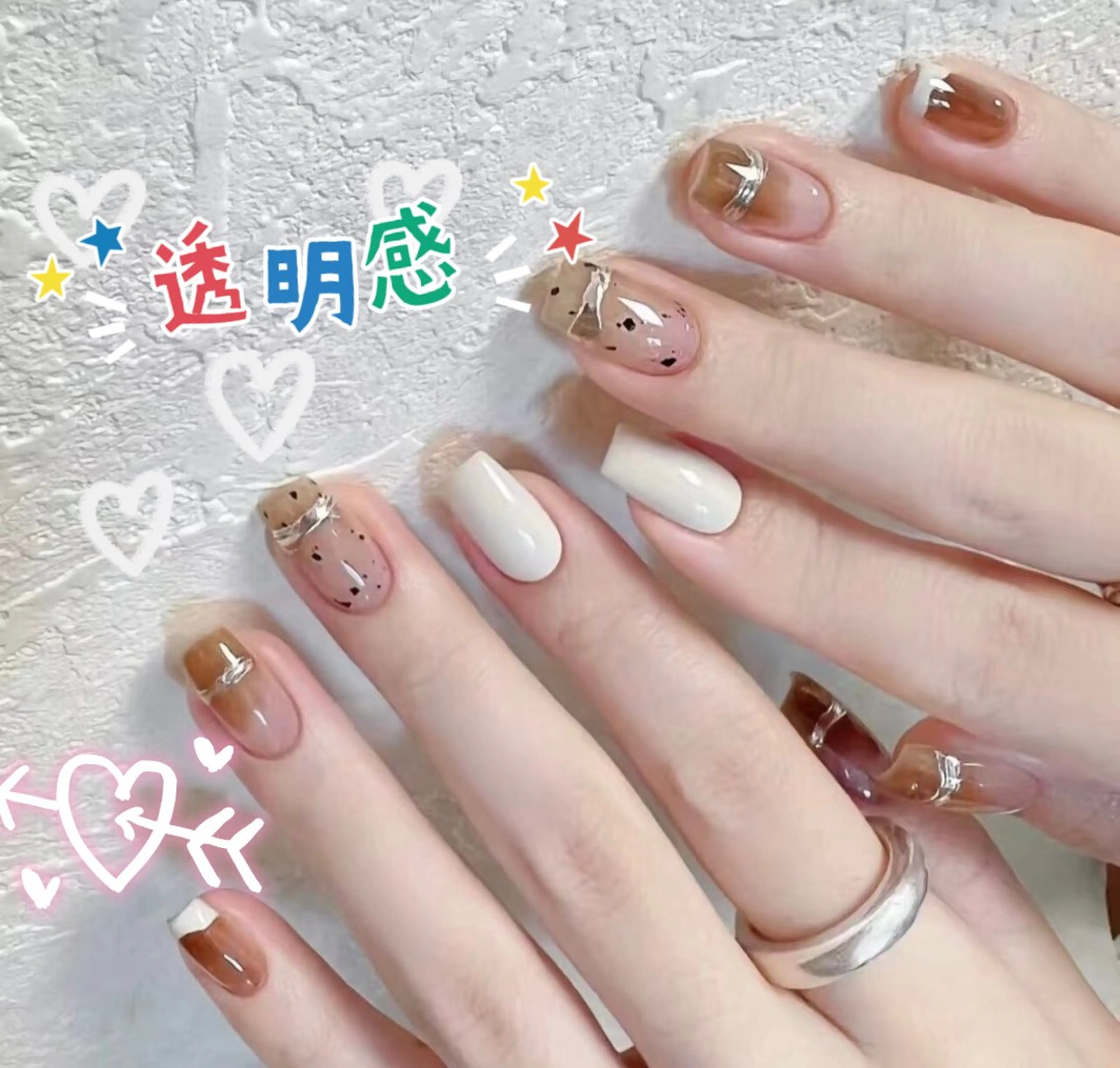 ネイル ハンドネイル Pretty J nail salon（長さ出し専門店）所属・Pretty J （長さ出し専門店）のネイルデザイン