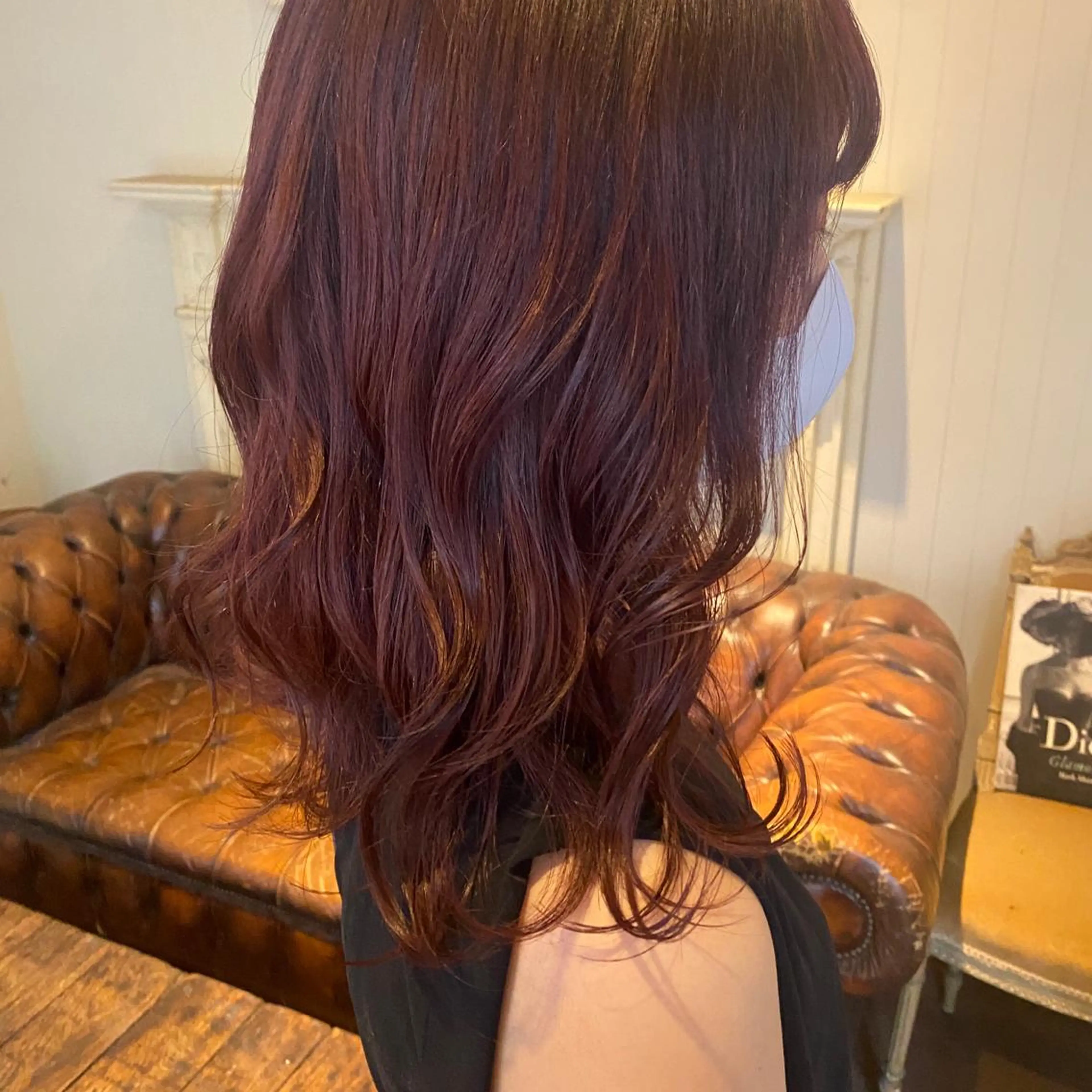 ミディアム カラー ヘアカラー トリートメント FERIA梅田🖤 透明感カラー🎀のヘアスタイル