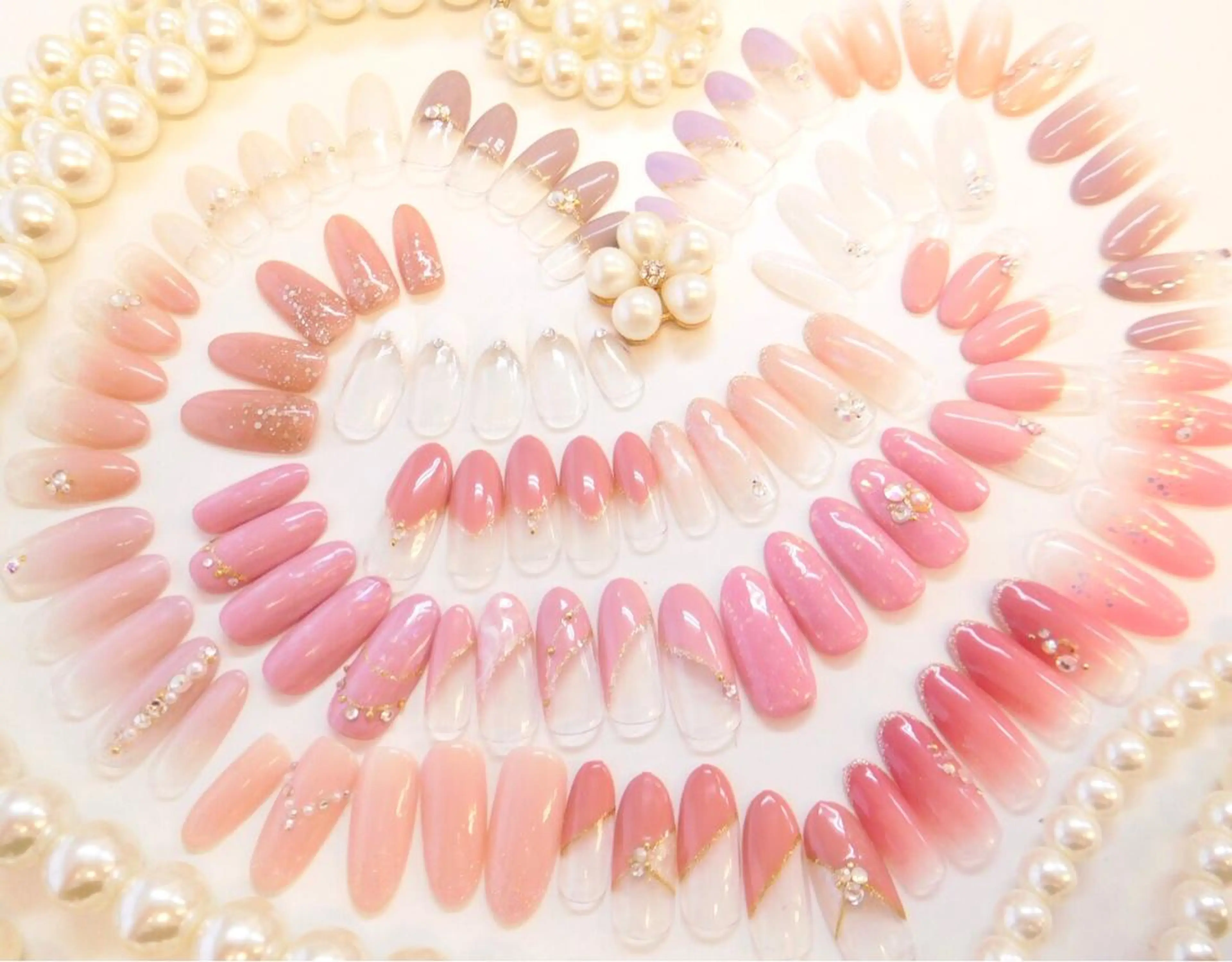 ネイル アートネイル フレンチネイル ジェルネイル グラデーション オフィスネイル Dolce.Nail 柏店のネイルデザイン