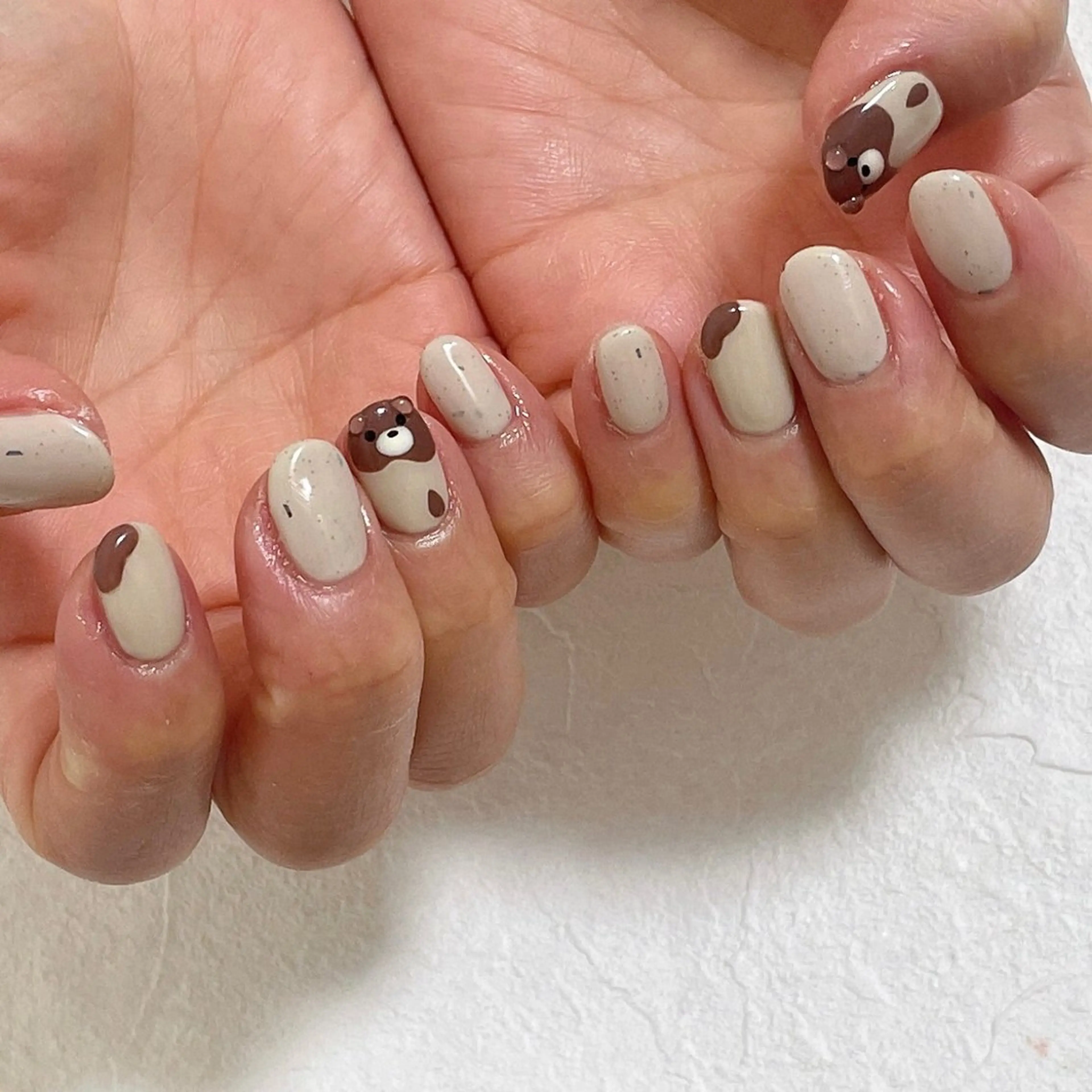 ネイル オーロラネイル フットネイル フレンチネイル ジェルネイル 韓国ネイル Mogu nail 二子玉川のネイルデザイン