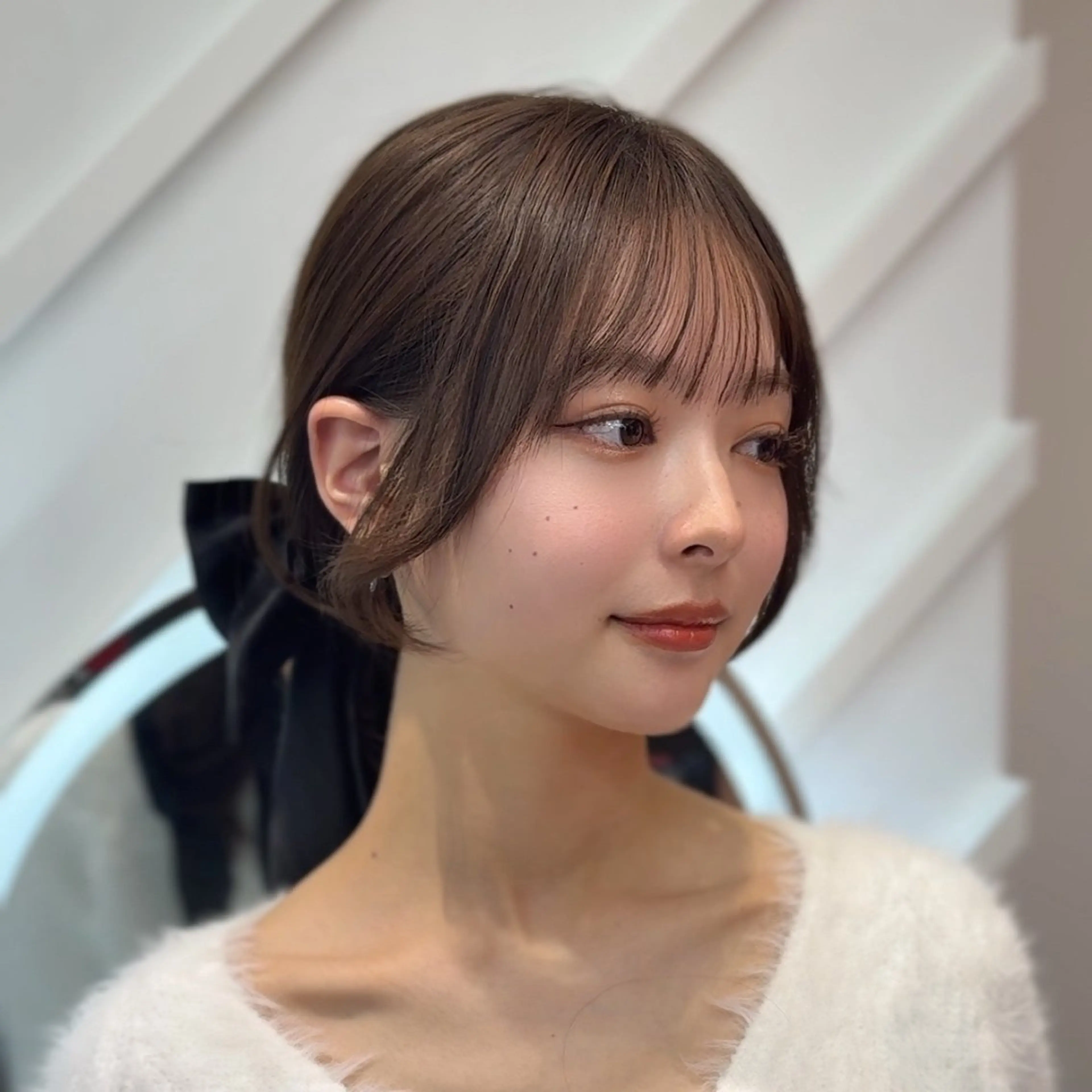 ロング カラー 山崎/ボブ縮毛矯正 レイヤー髪質改善のヘアスタイル