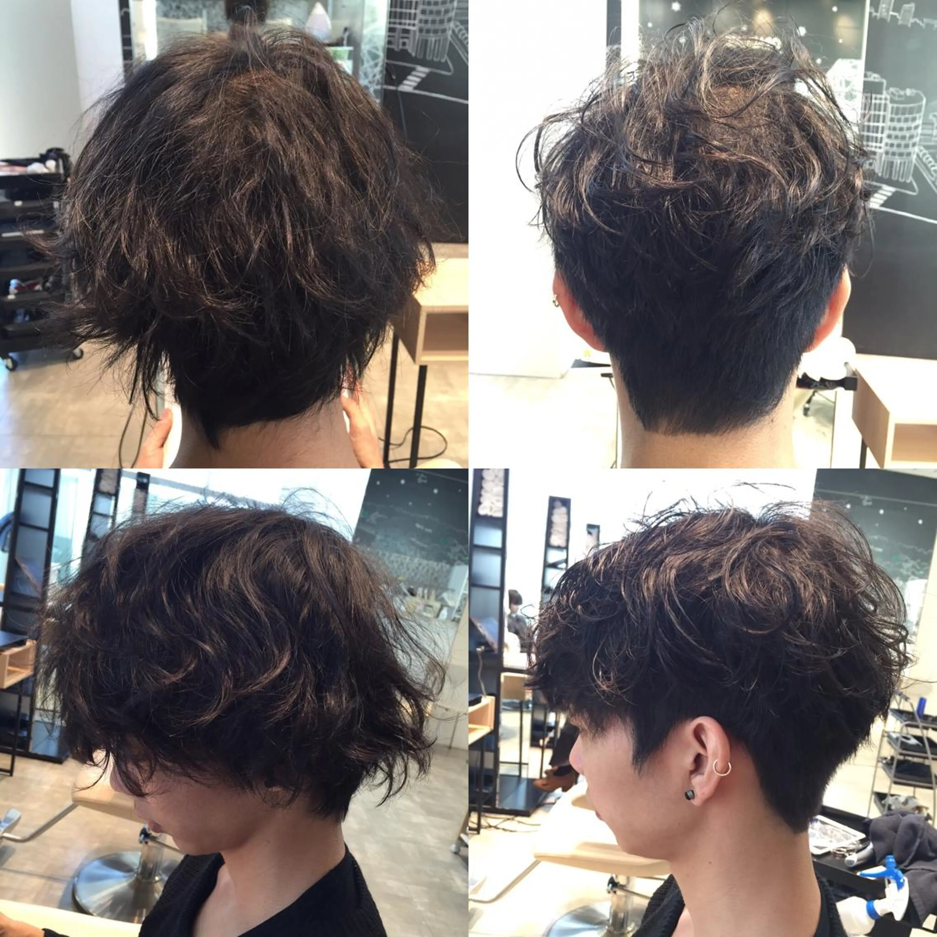 ショート パーマ メンズ Re:ta KANZOのヘアスタイル