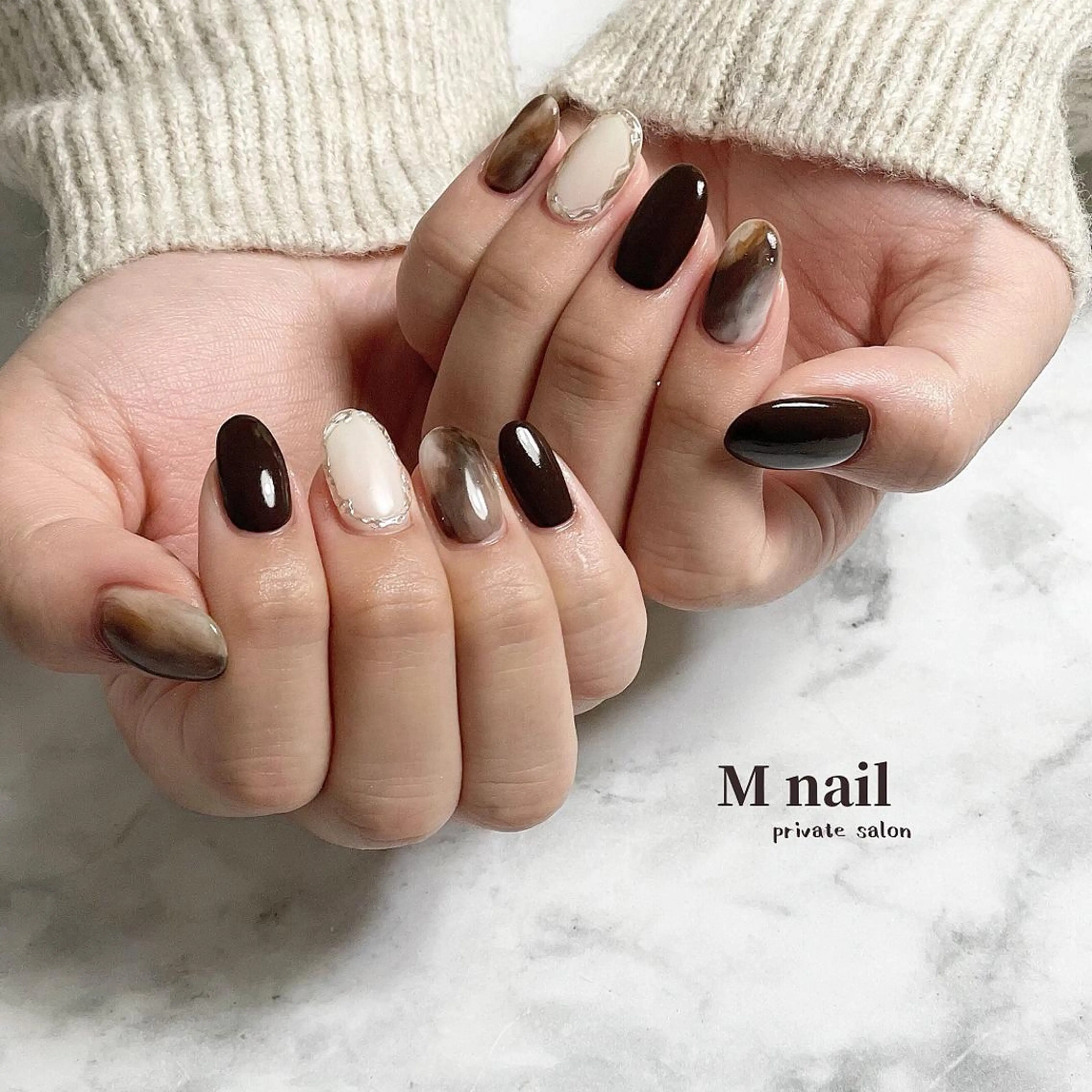 ネイル ハンドネイル M　nail所属・M nailのネイルデザイン