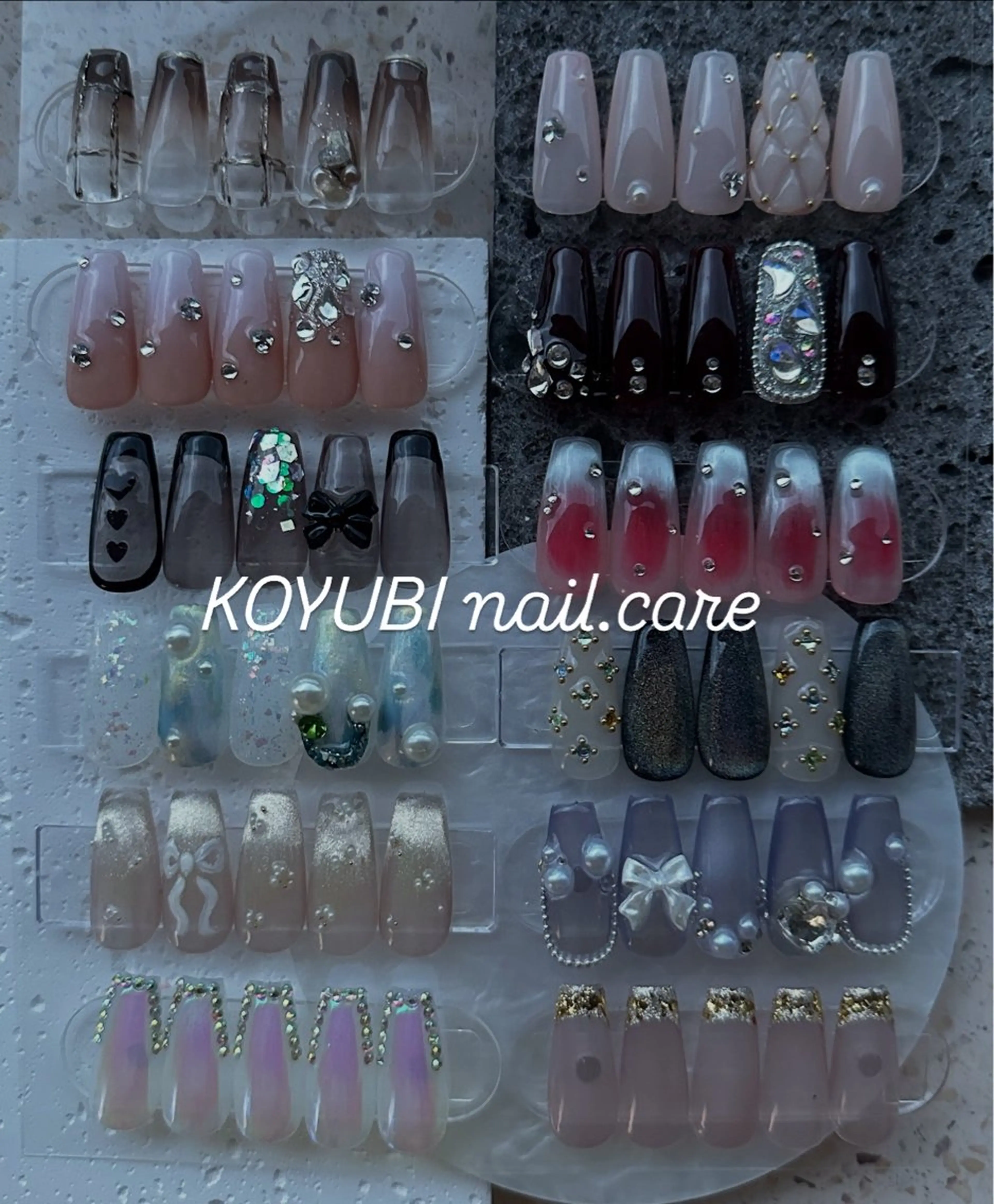 ネイル カジュアル マグネットネイル オフィスネイル シンプルネイル Cure.美爪育成 salon大関のネイルデザイン