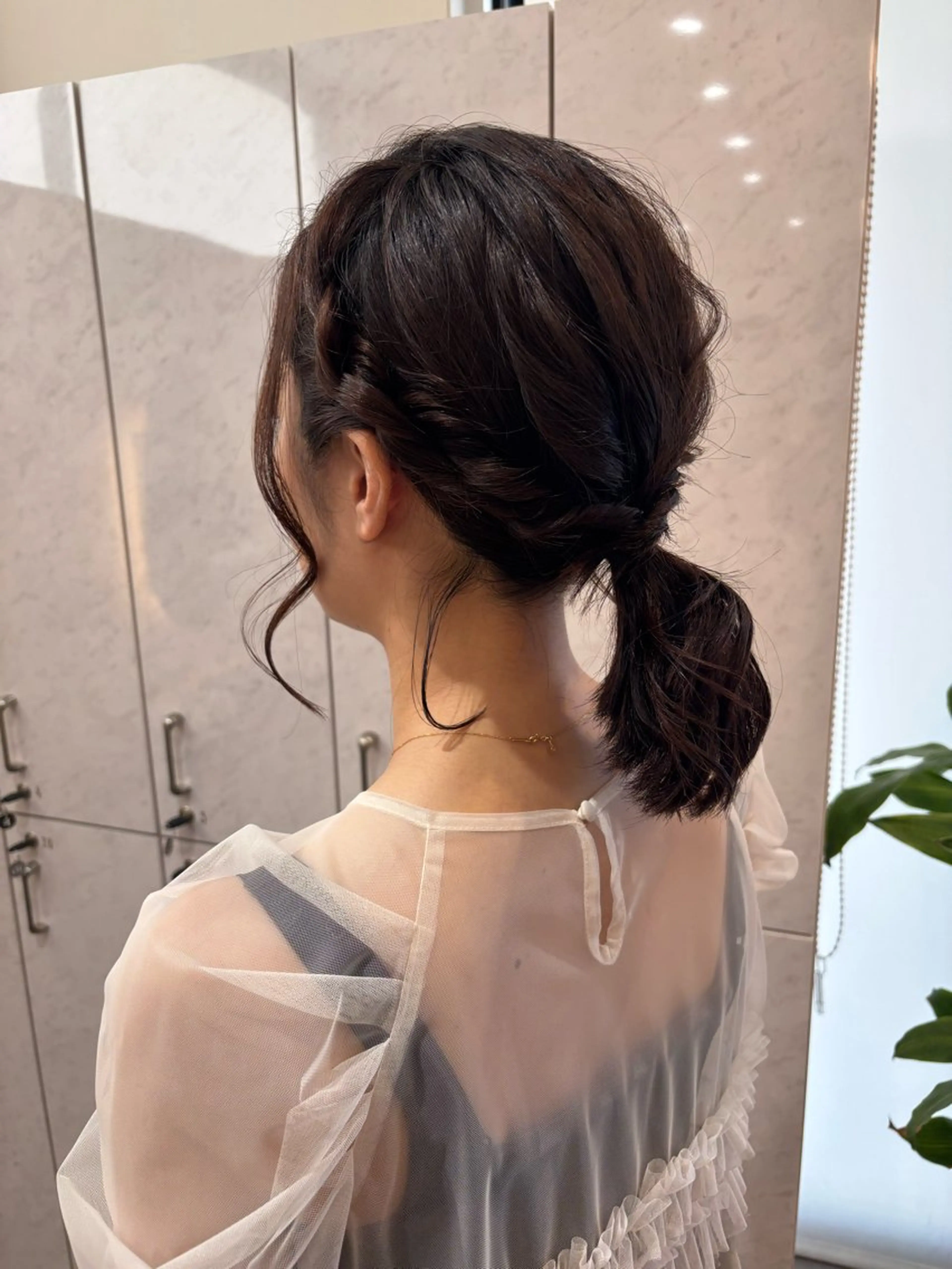 ミディアム 🫧Ayumu🫧 透明感カラー/春日のヘアスタイル