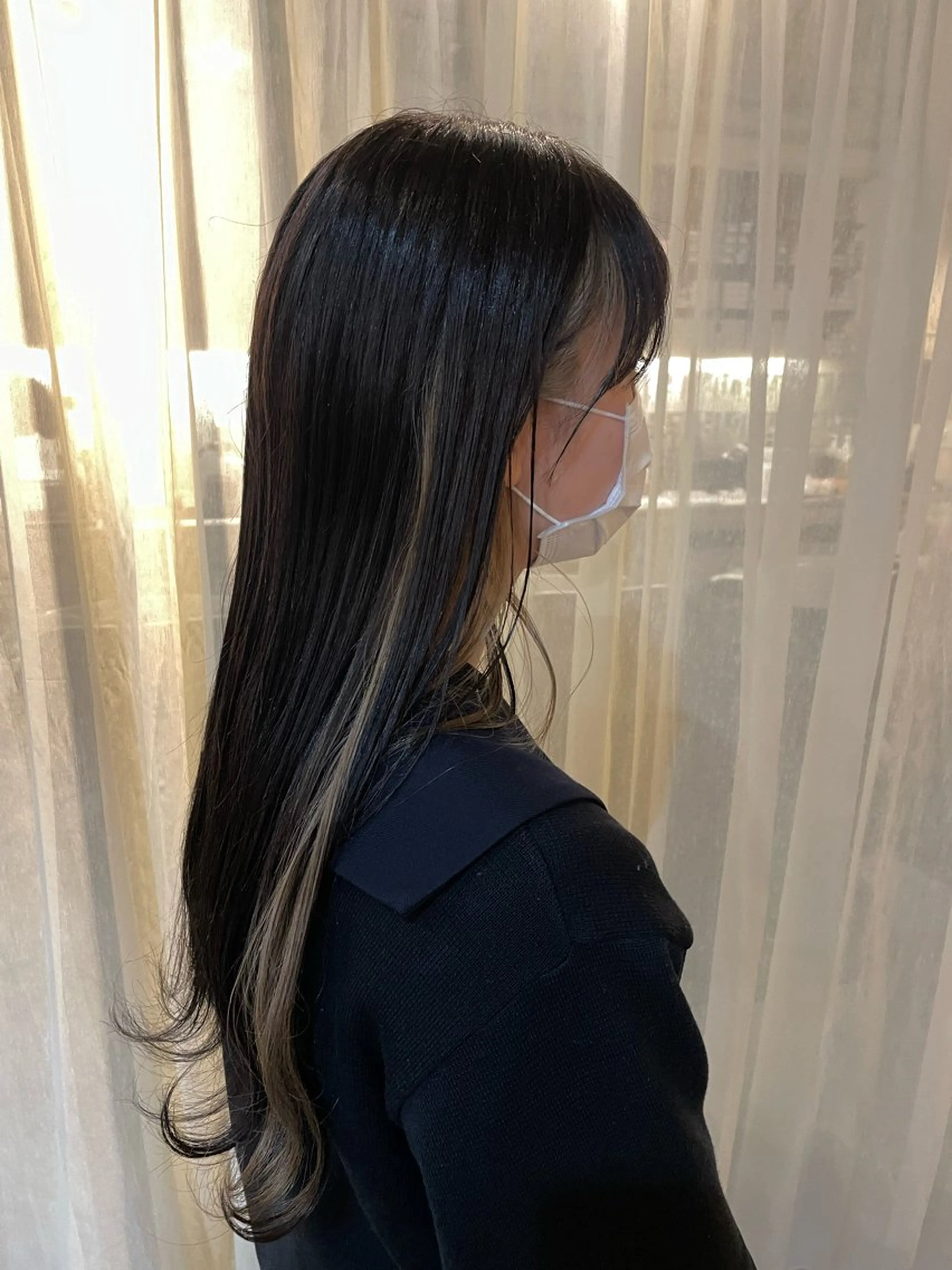 ロング 藤原 百花のヘアスタイル