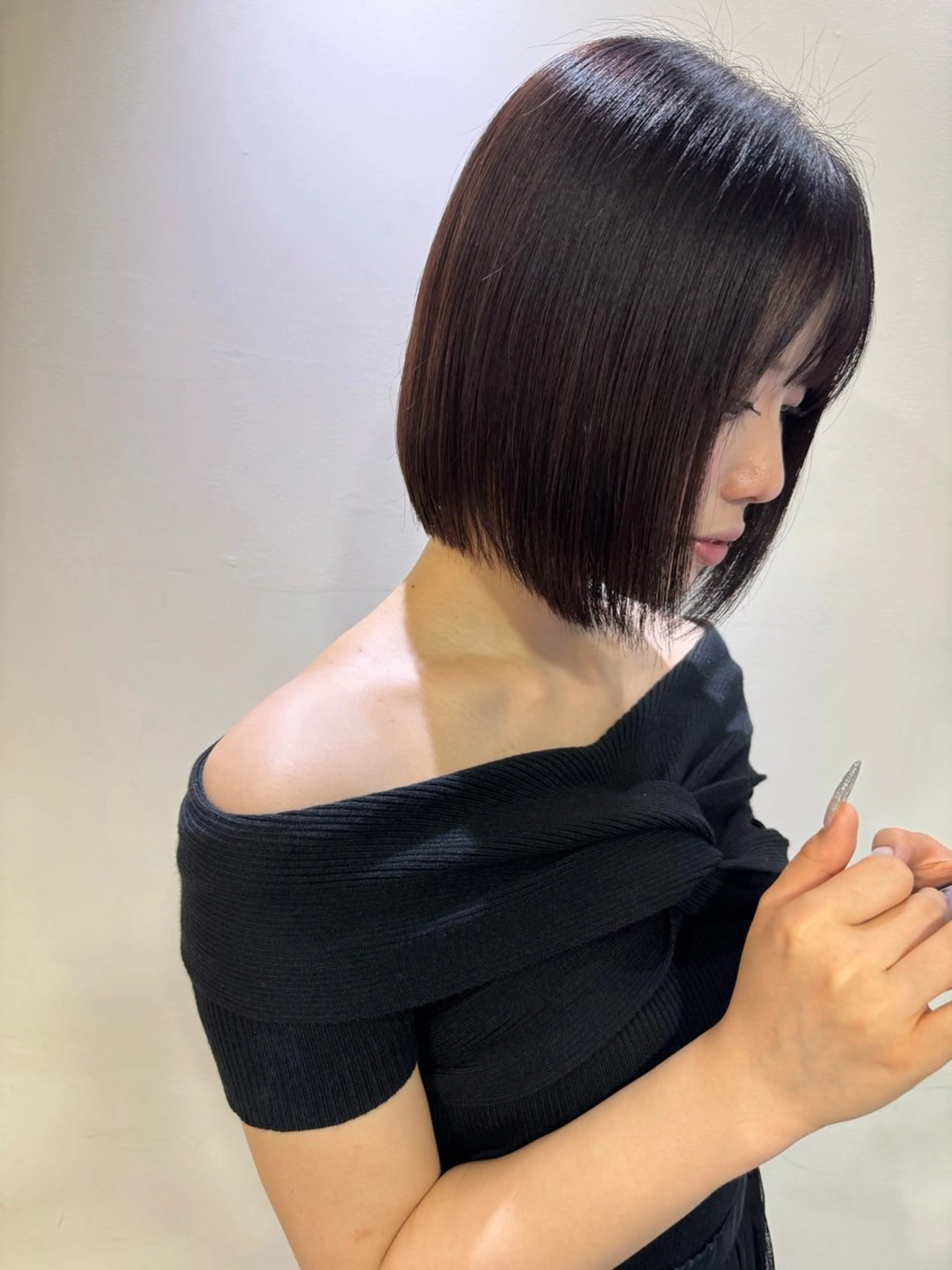 ミディアム ボブ カット 🐥Homie/ yuna🐥のヘアスタイル