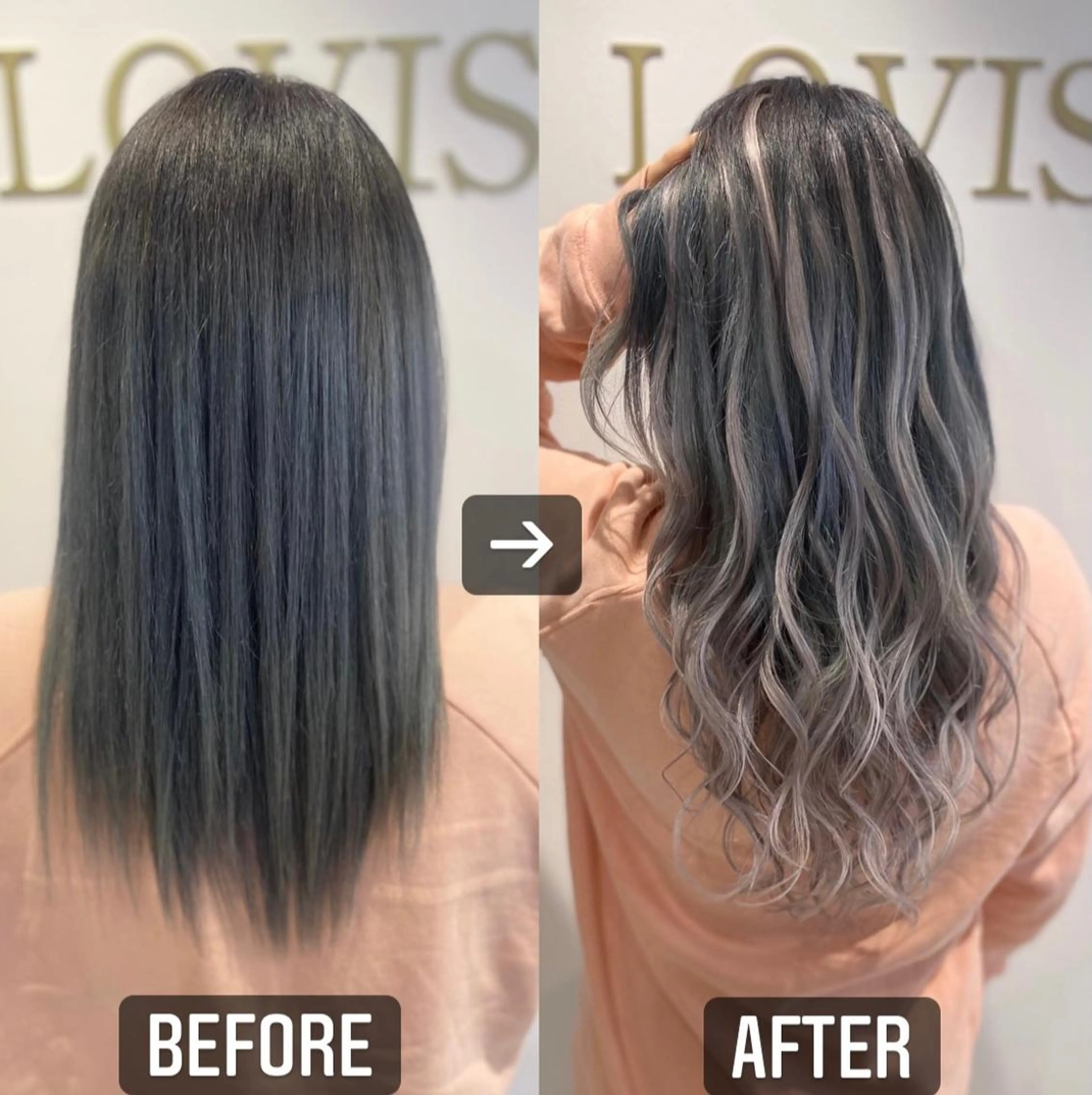 ロング カラー シールエクステ バレイヤージュ デザインカラー エクステ 外国人風カラー エクステ 最高峰の技術力☆ 樋口健人のヘアスタイル