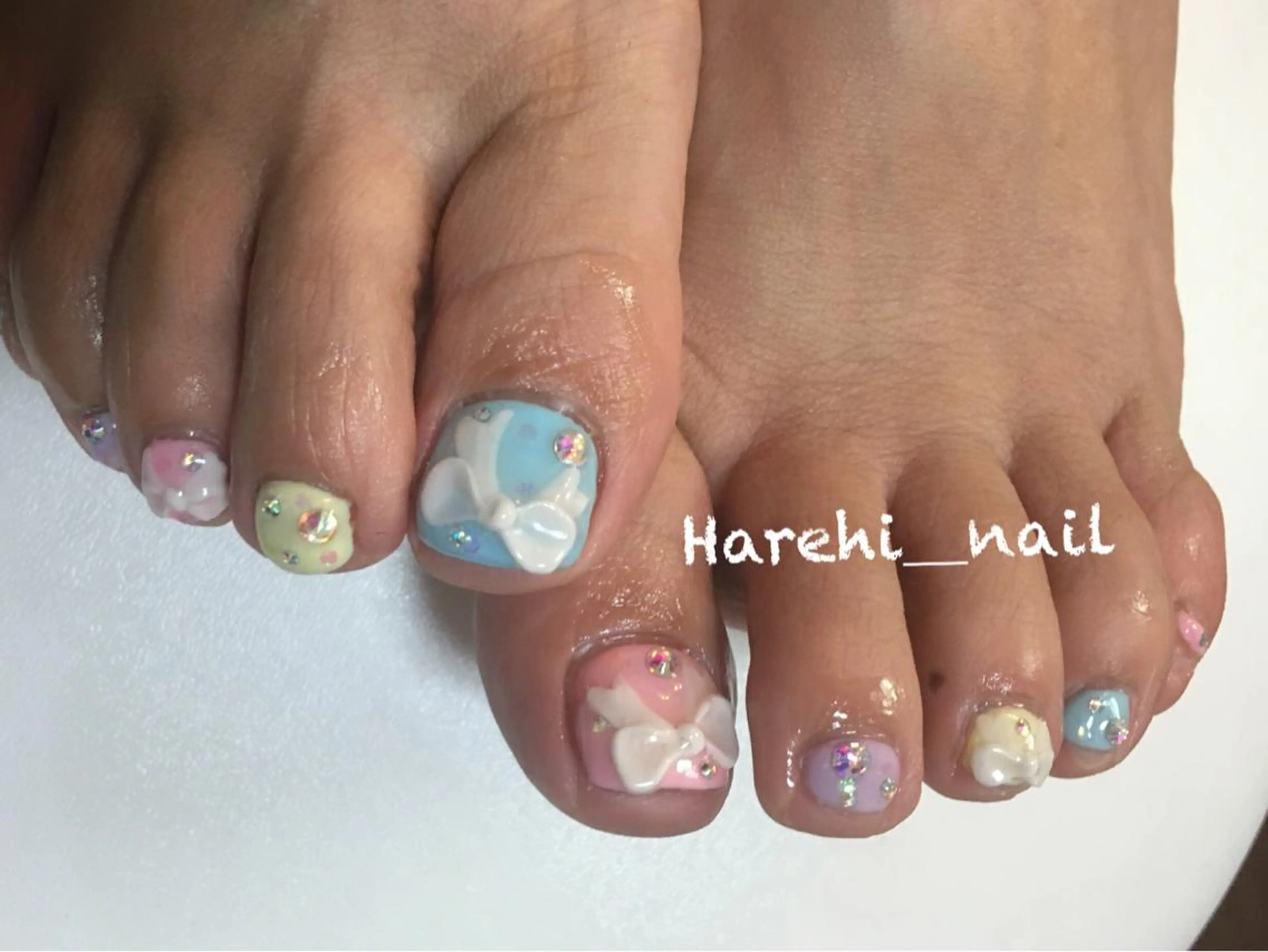 ネイル フットネイル Harehi_ nailのネイルデザイン
