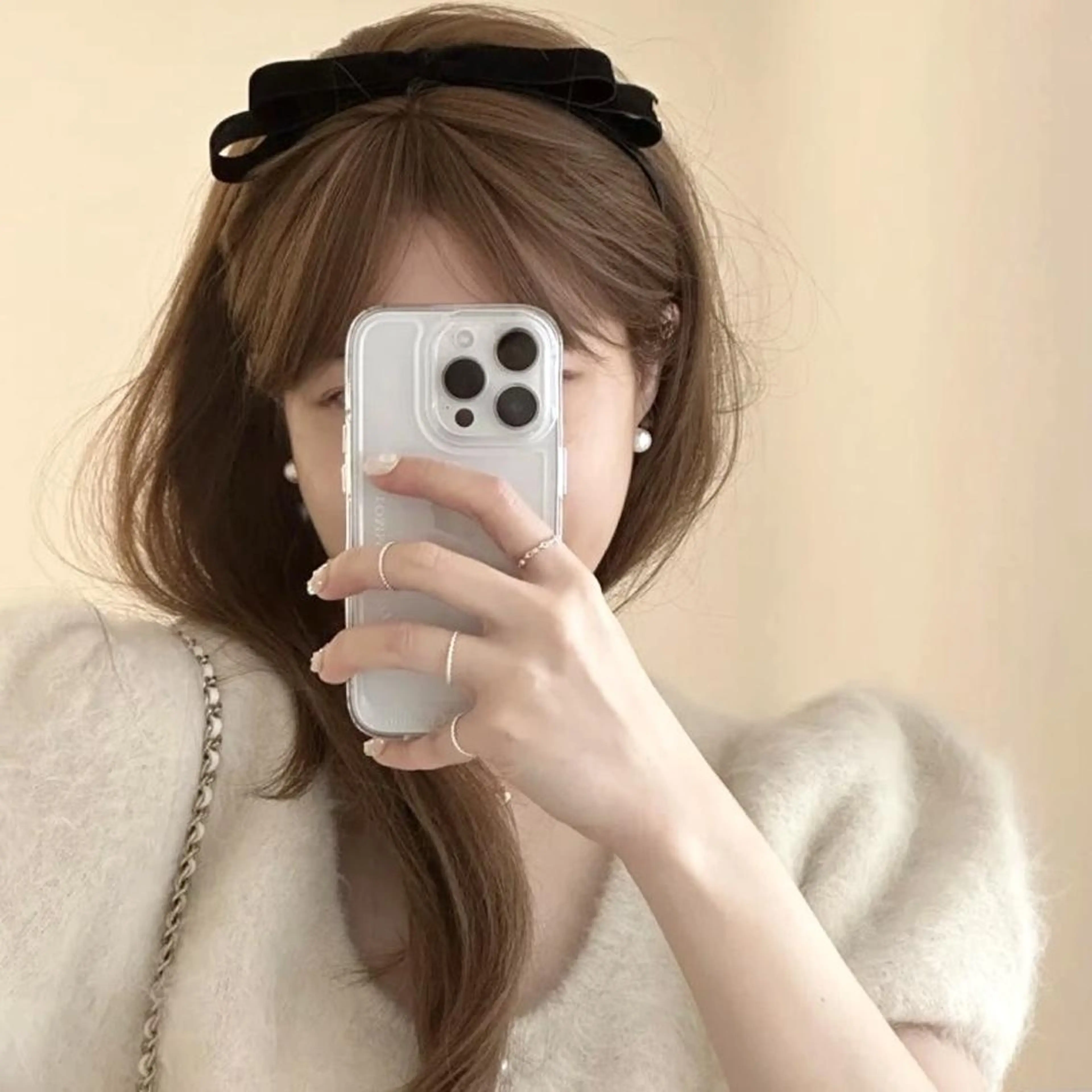 ロング カラー 🤍上品韓国ガーリー 🤍ひとみ🤍のヘアスタイル