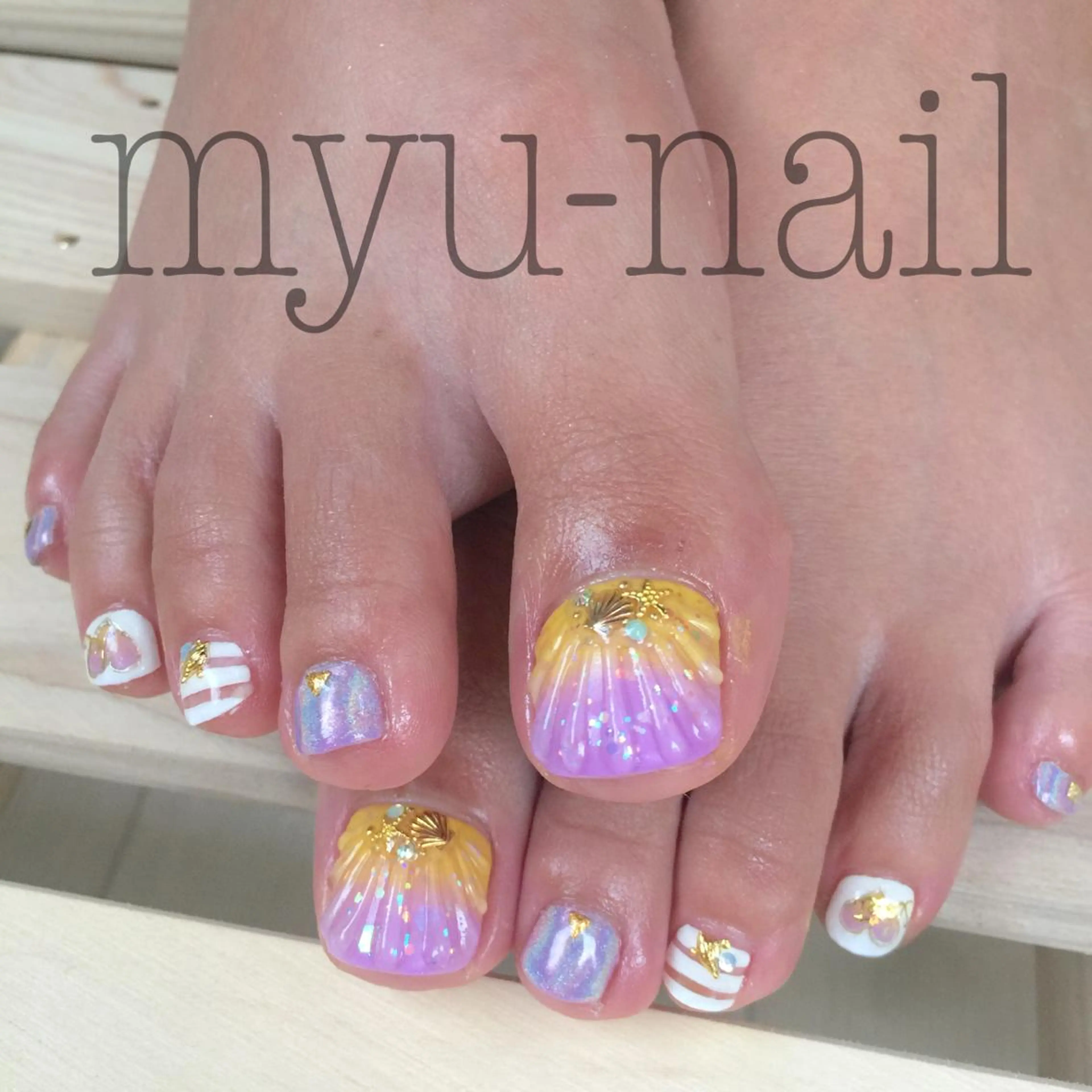 ネイル フットネイル ホームサロン myu-nailのネイルデザイン