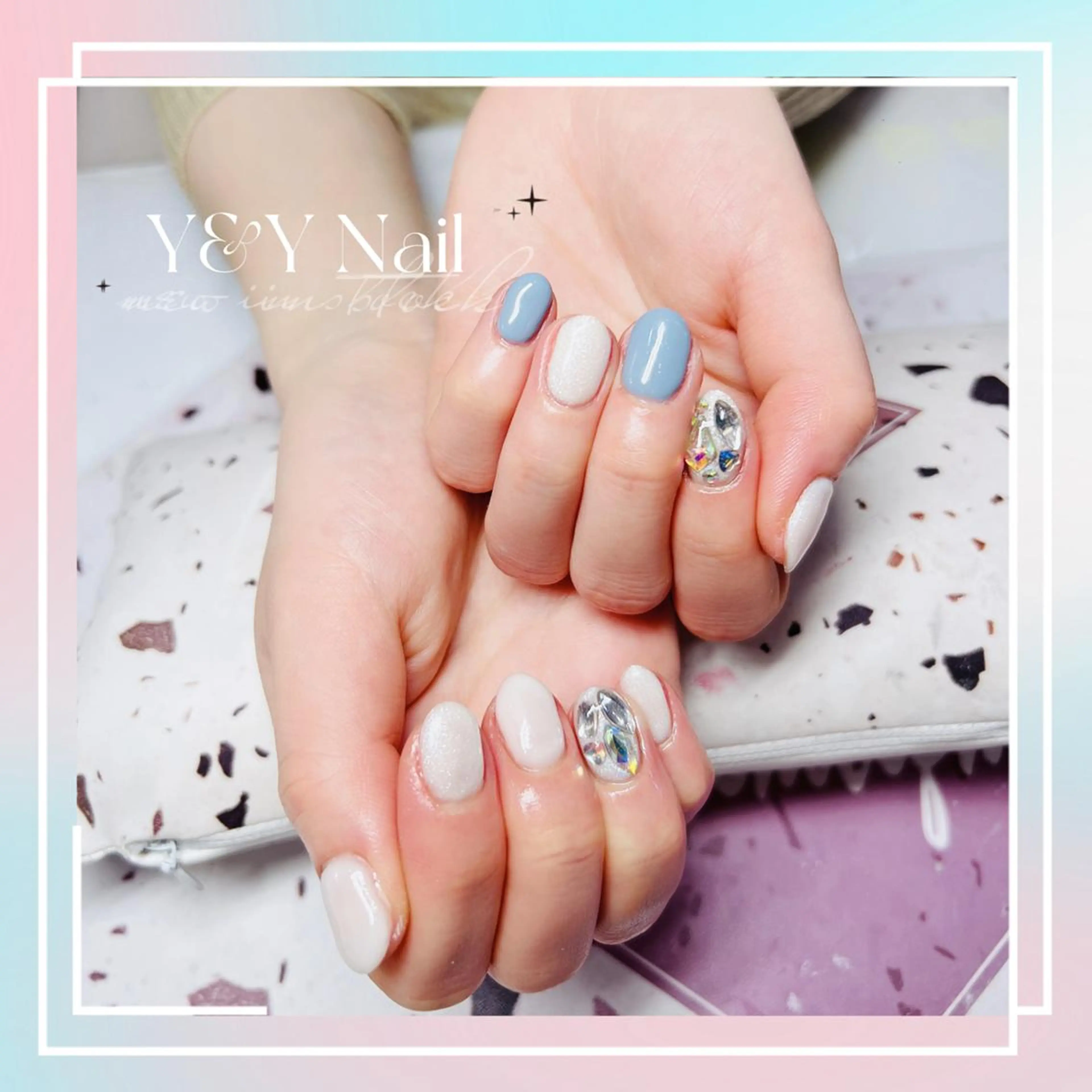 ミディアム ハンドネイル ハンドケア Y&Y Nail Salonのネイルデザイン