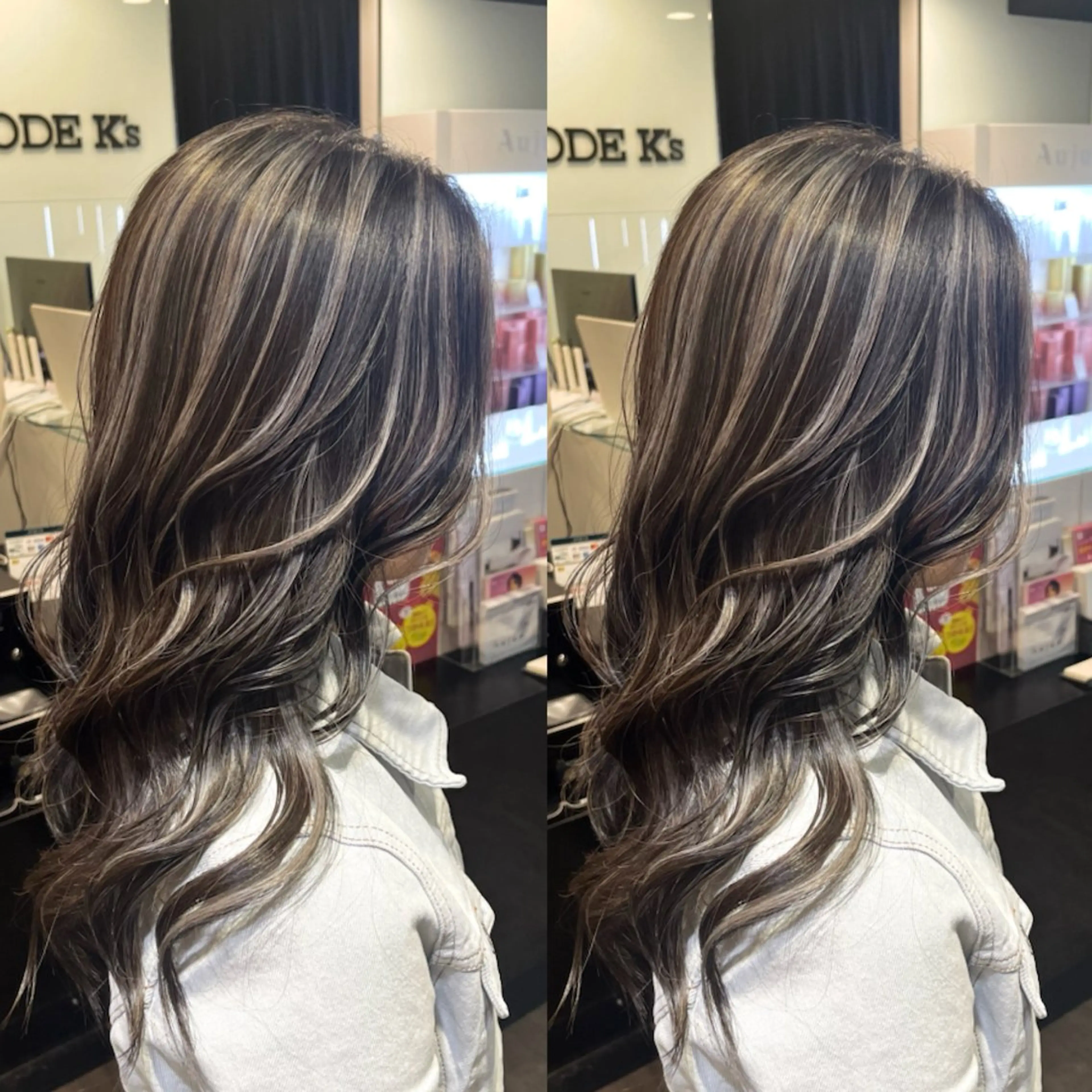 セミロング カラー ヘアカラー トリートメント 【カラー指名No 1✨】原田響のヘアスタイル