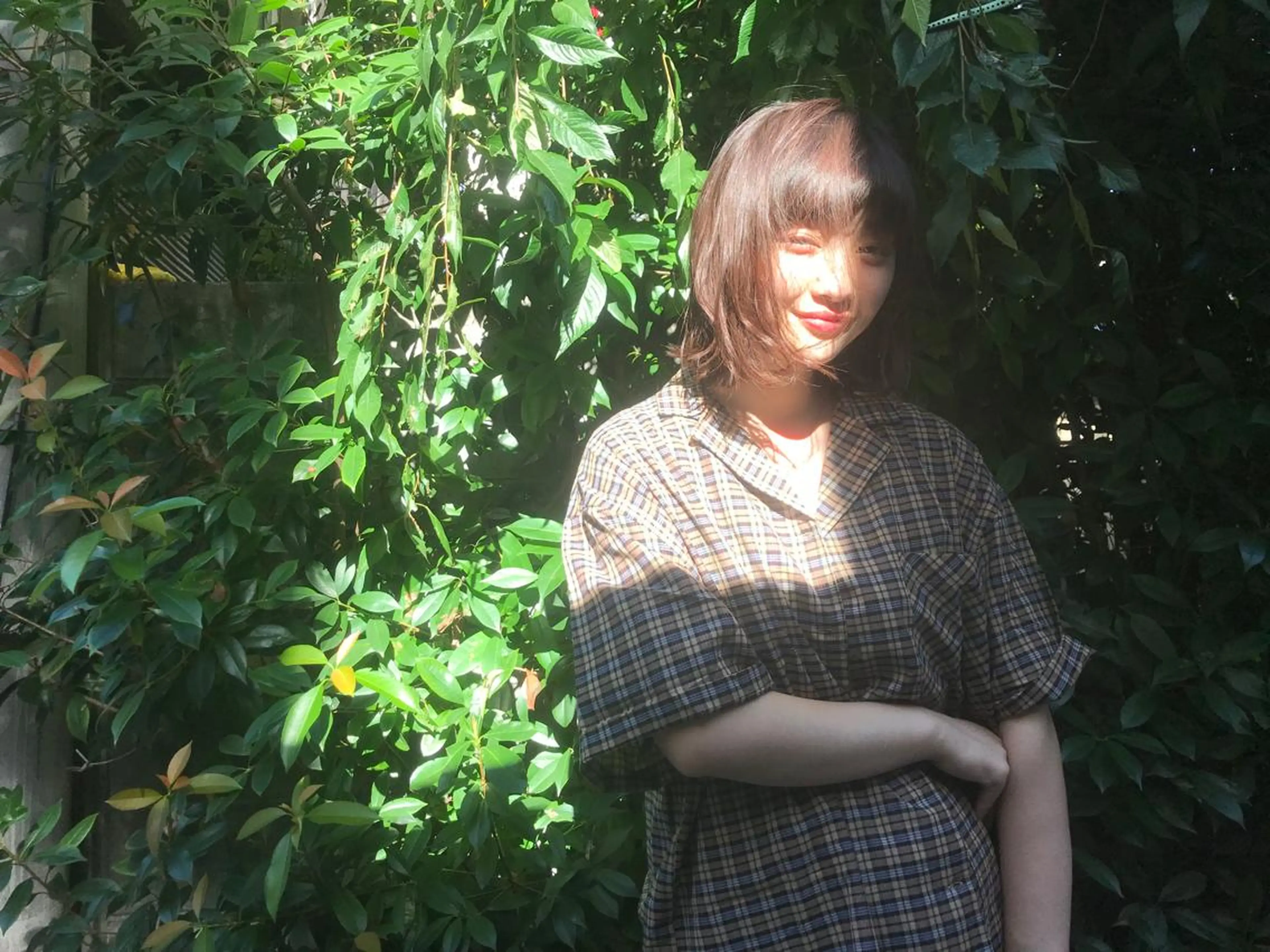 ミディアム カラー ヘアカラー トリートメント ayaka #パーマ#アレンジのヘアスタイル