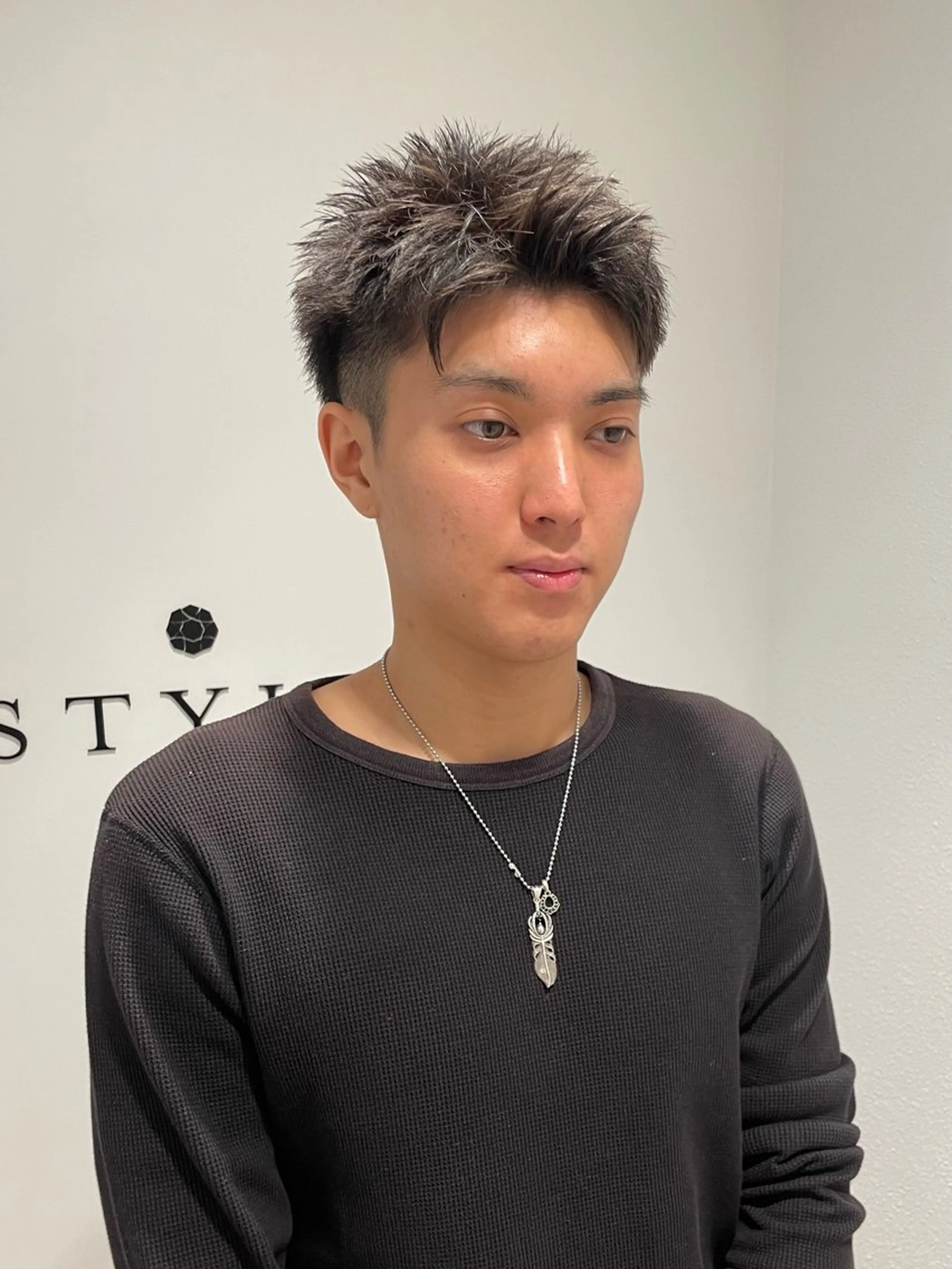 メンズ スパイキーショート カット ⚡️men's 相模大野⚡️兼子　昇のヘアスタイル