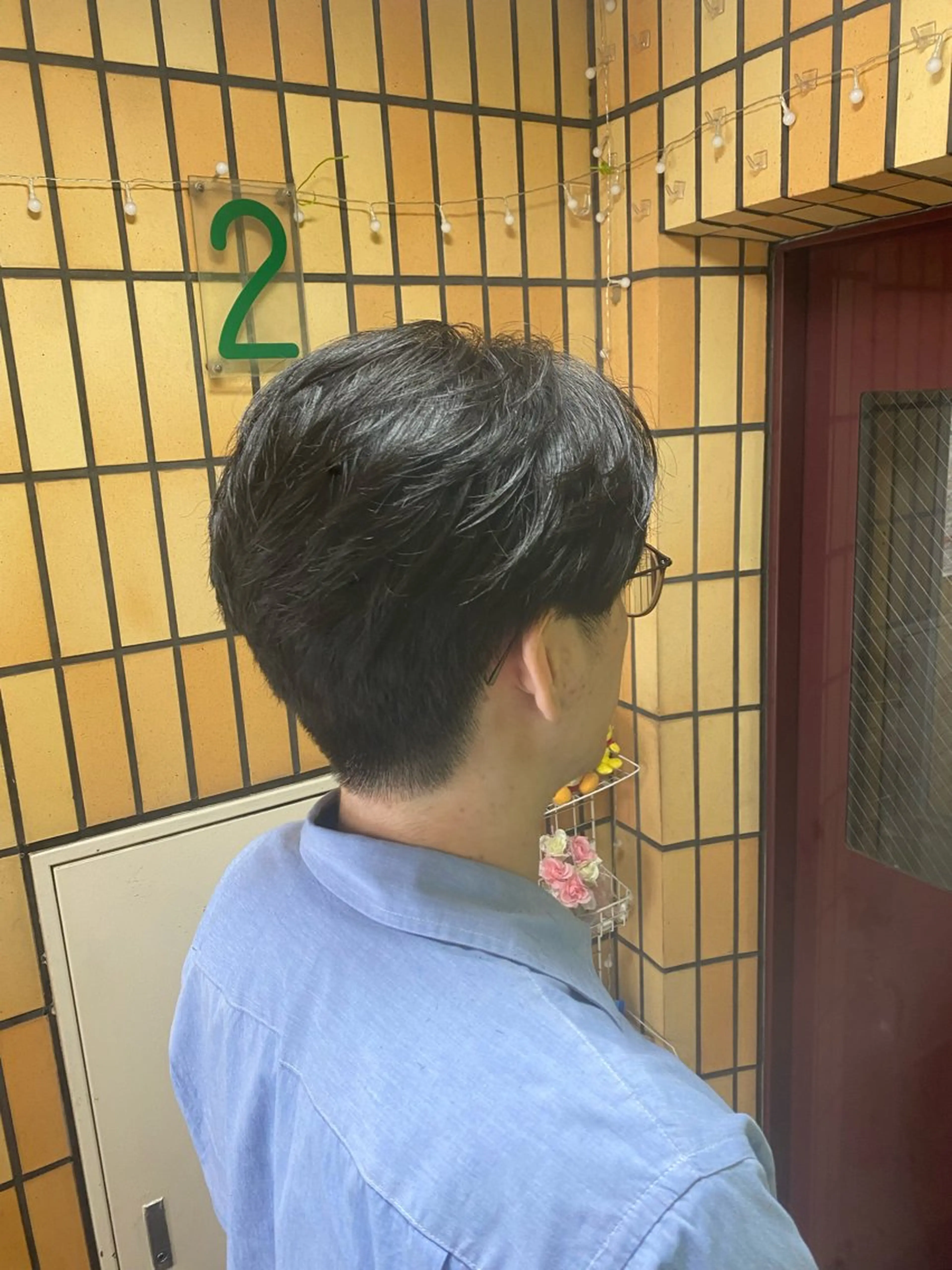 ヘアアレンジ メンズ カット メンズ特化 エシカル　松原大将のヘアスタイル