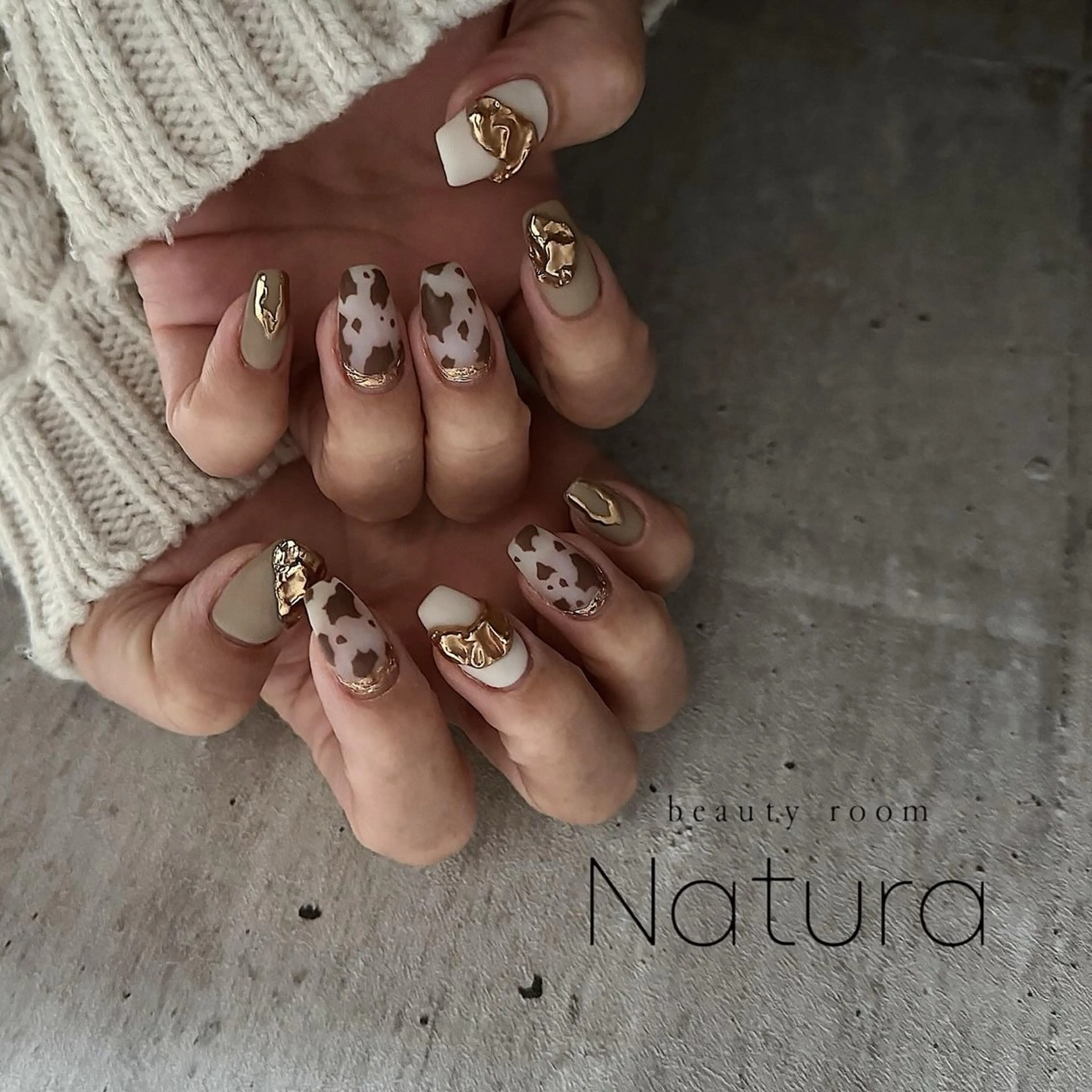 ネイル 持ち込み ハンドネイル beautyroom Naturaのネイルデザイン