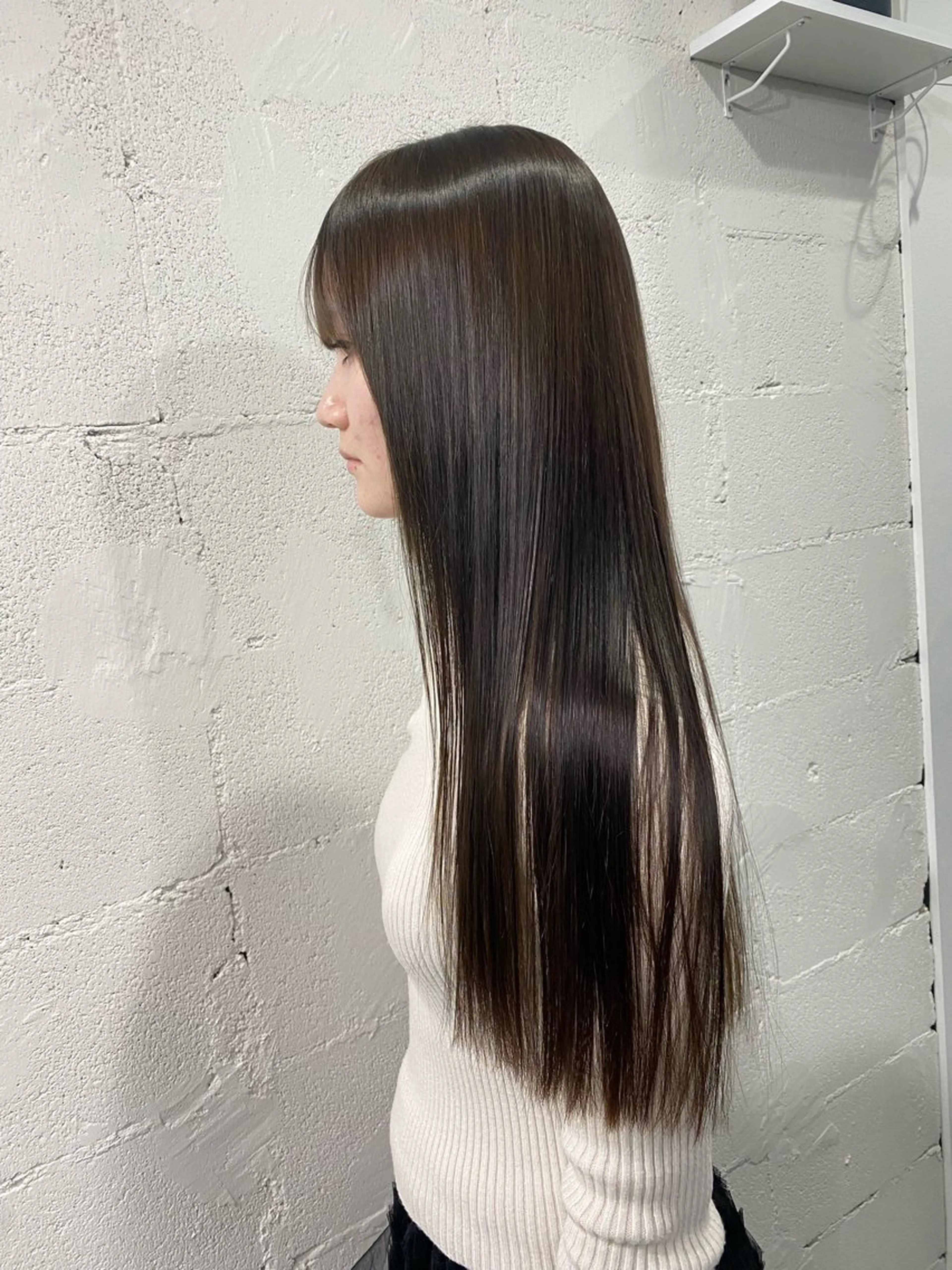 ロング カラー 髪質改善 トリートメント ヘアカラー トリートメント ekolu北梅田店所属・梅田中崎町髪質改善 /オキヒロト/エコルのヘアスタイル