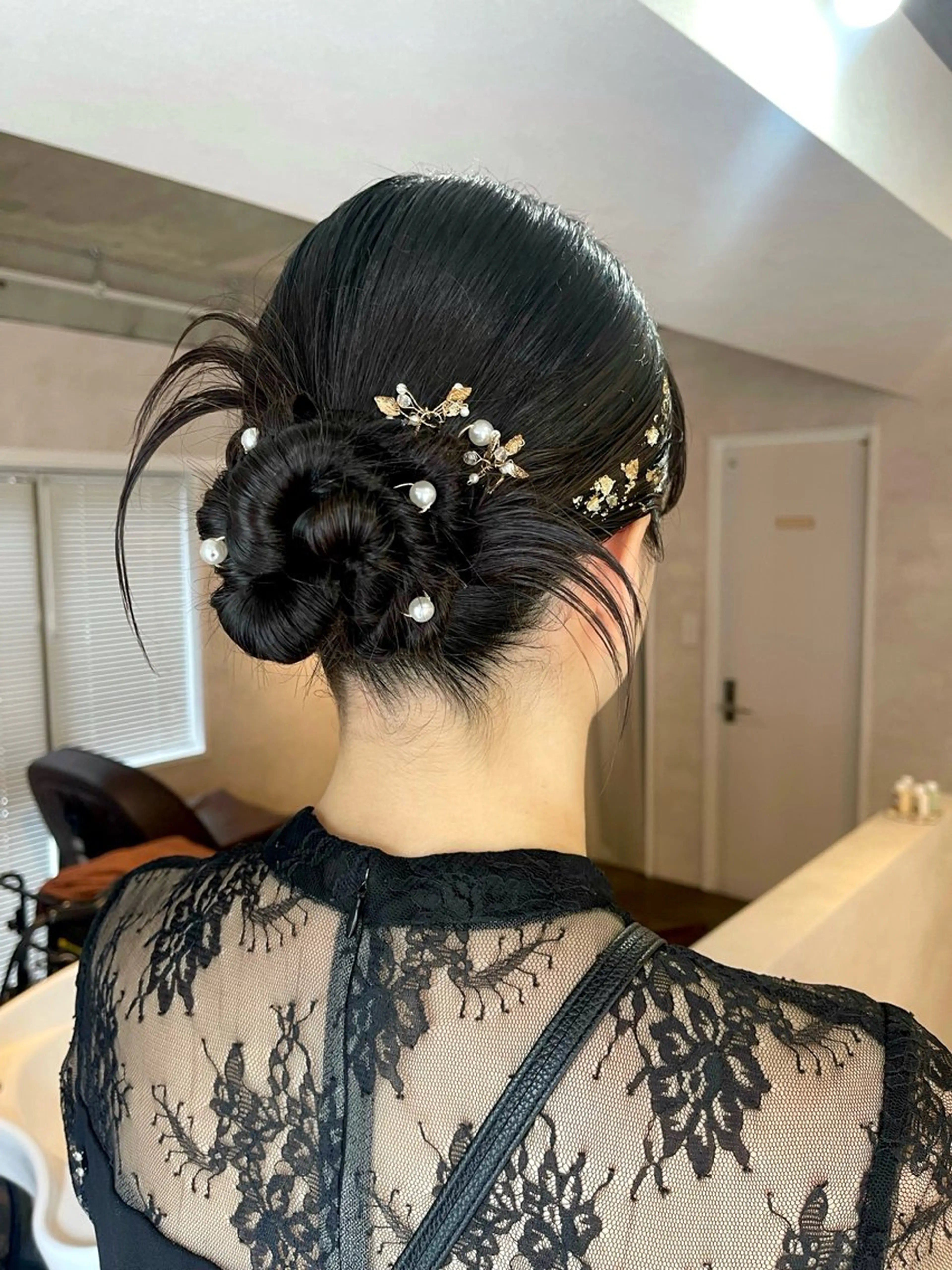 ヘアアレンジ ヘアセット hair design SUN room【サンルーム渋谷】所属・カチモリ/タイト/ ヘアセットyuinaのヘアスタイル