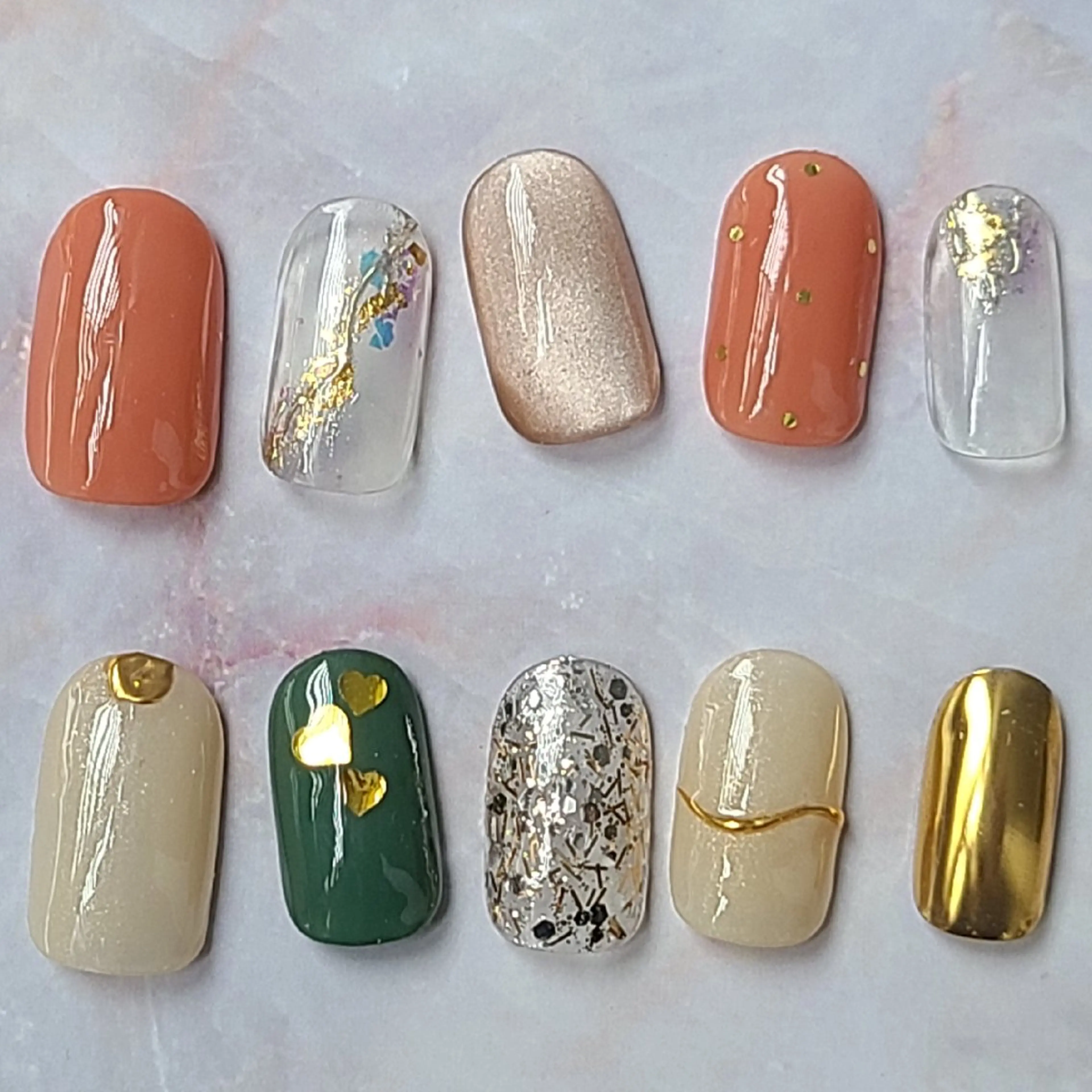 ネイル ハンドネイル 6RokuHair（ロクヘアー)所属・門川 茉奈美のネイルデザイン