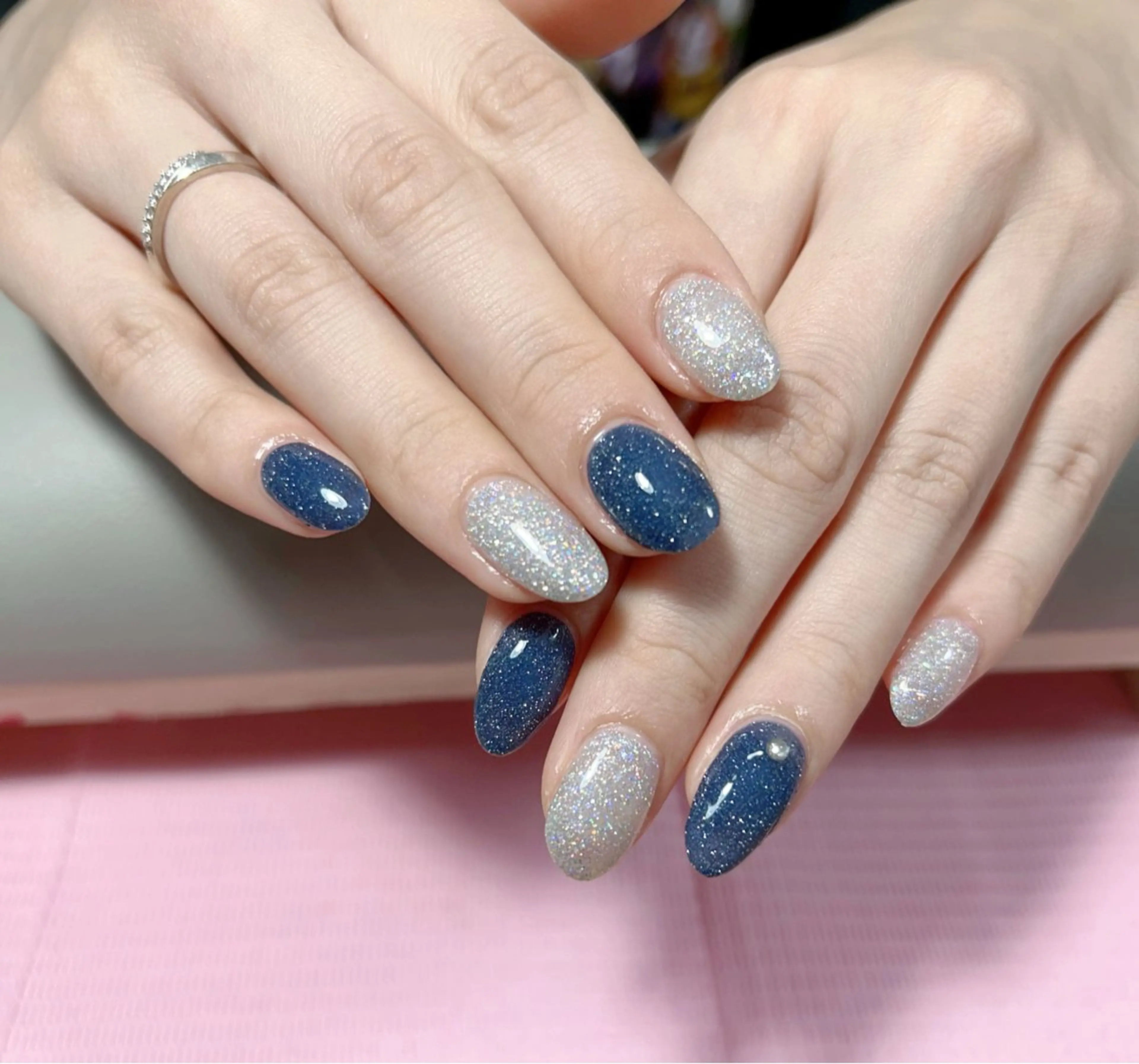 【ハンド】🎀フラッシュワンカラー4980¥ソフトジェルオフ無料🎀土、日曜日フラッシュ5980円の写真