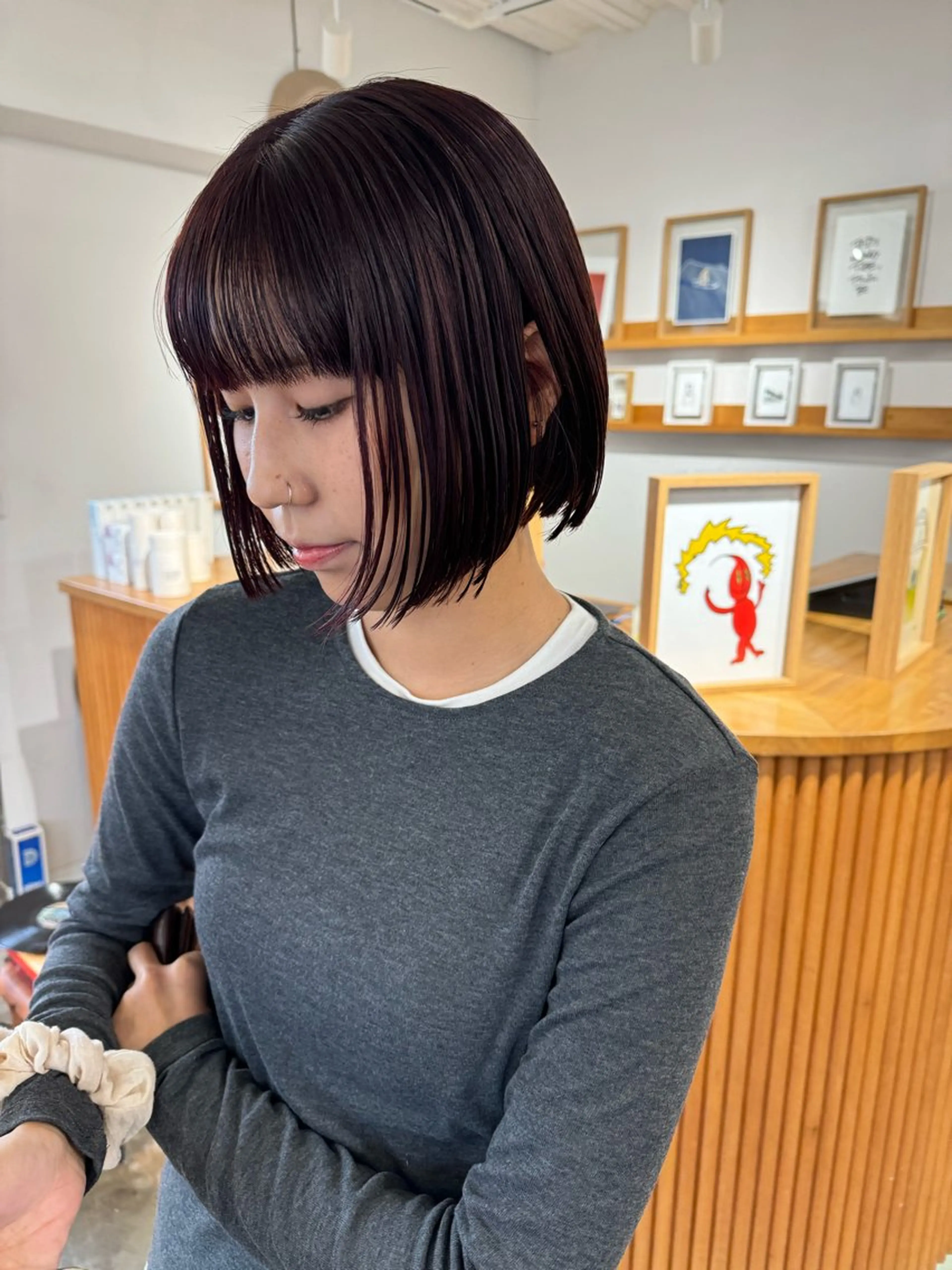 ショート カラー KOU×北谷× BY MY SIDEのヘアスタイル