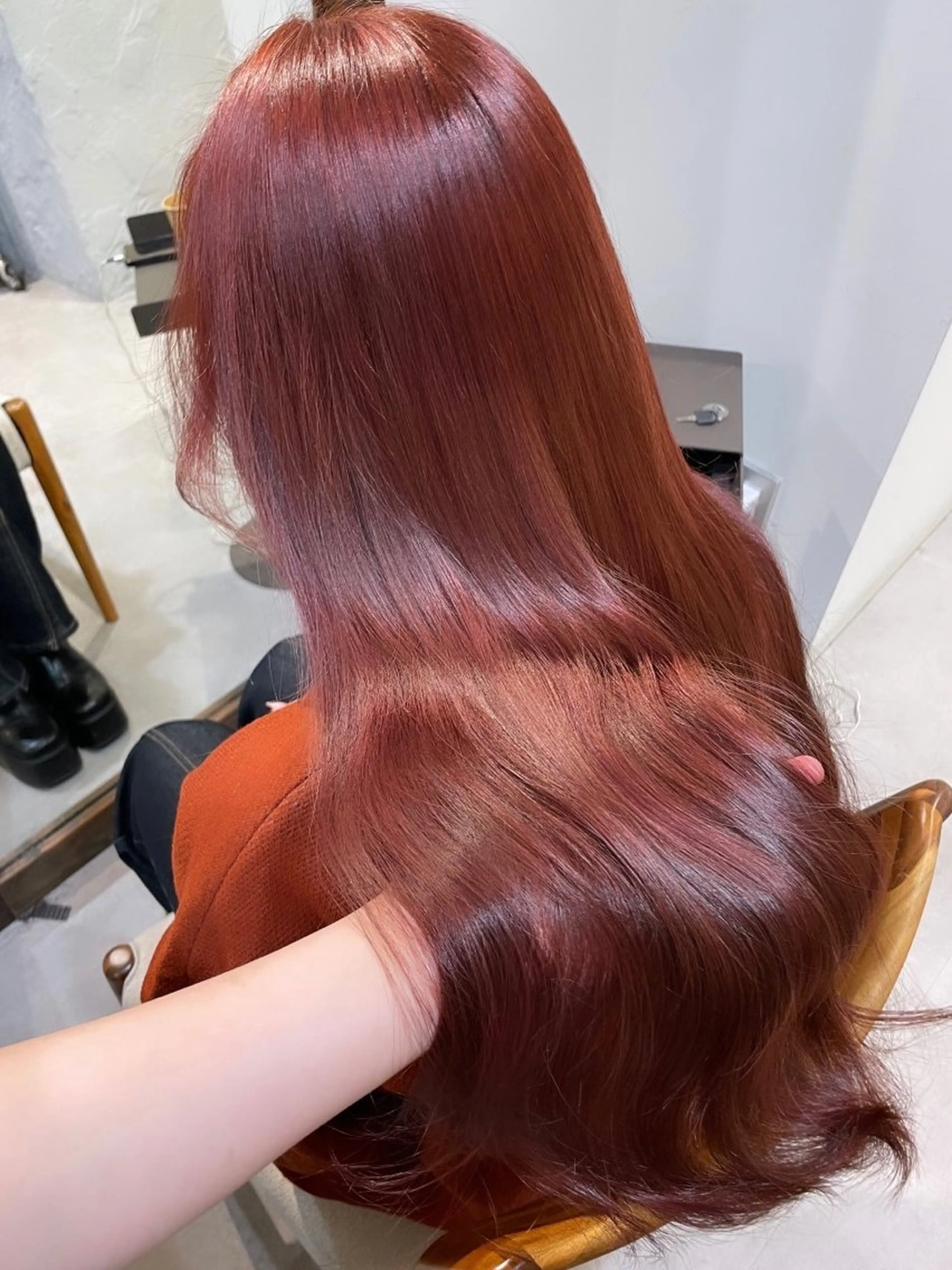 ロング カラー ヘアカラー トリートメント 若月 あやかのヘアスタイル