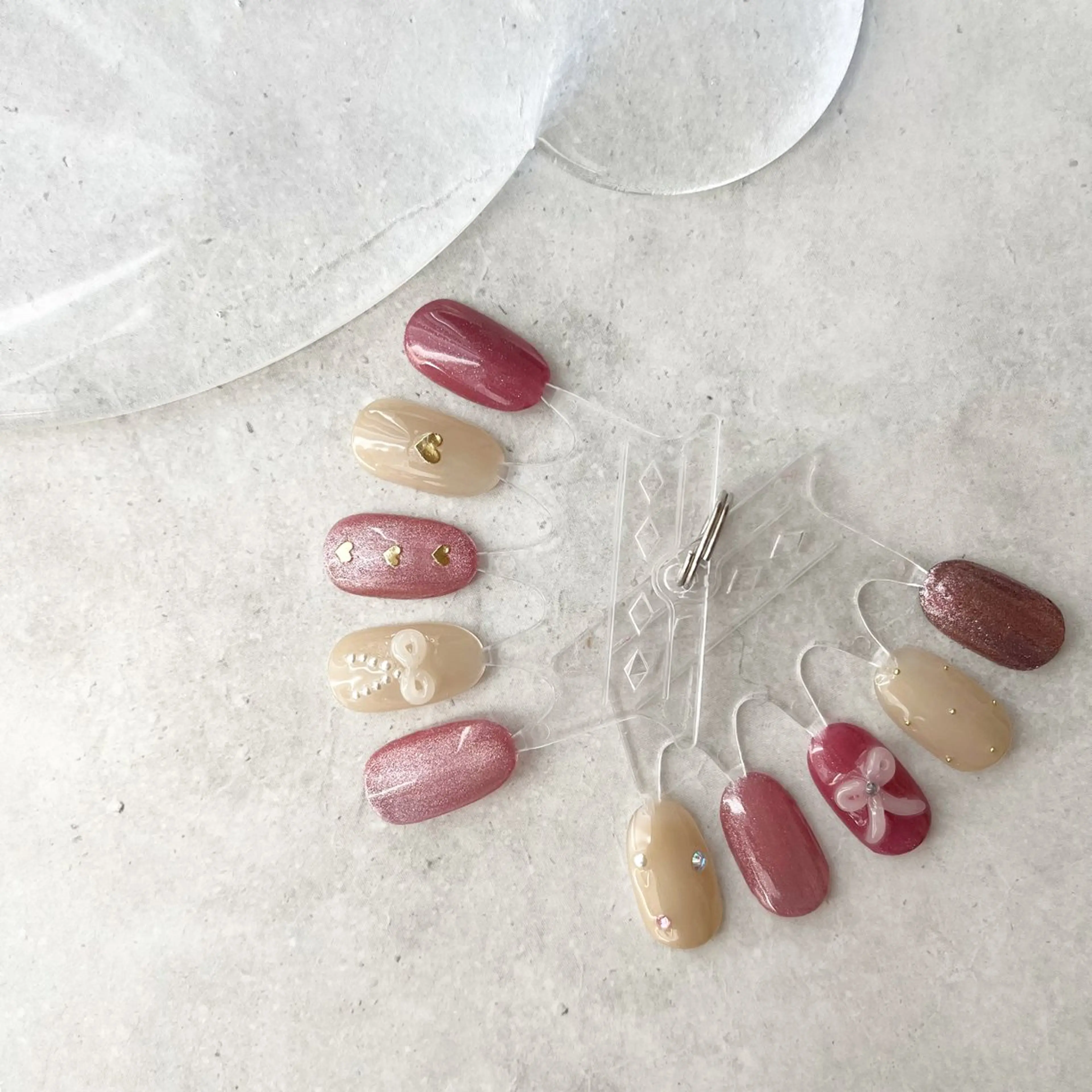 ネイル バレンタイン K Aのネイルデザイン