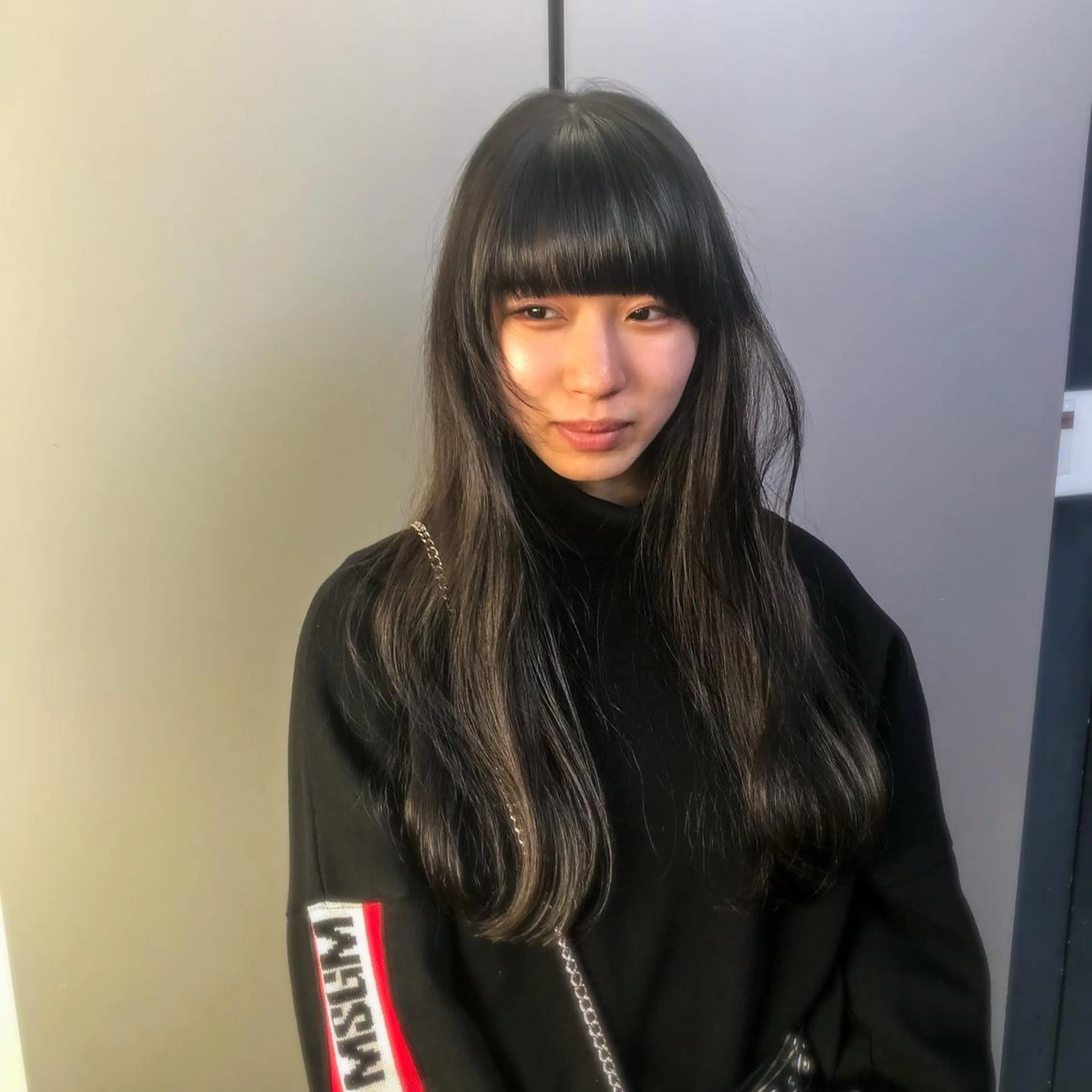 ロング パーマ 苅北 泰輔のヘアスタイル