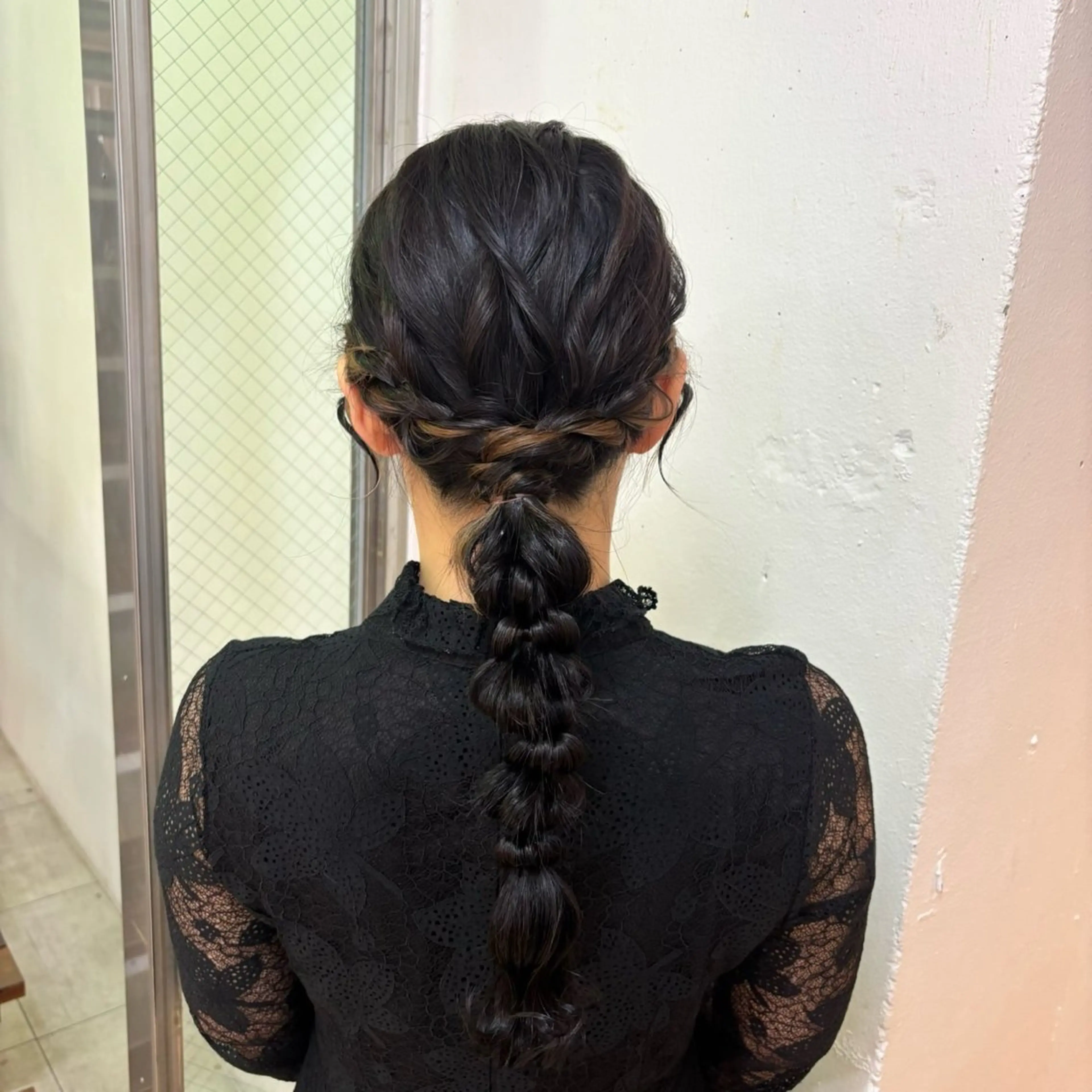 ロング ヘアアレンジ 艶カラー/ ストレート/くるみのヘアスタイル