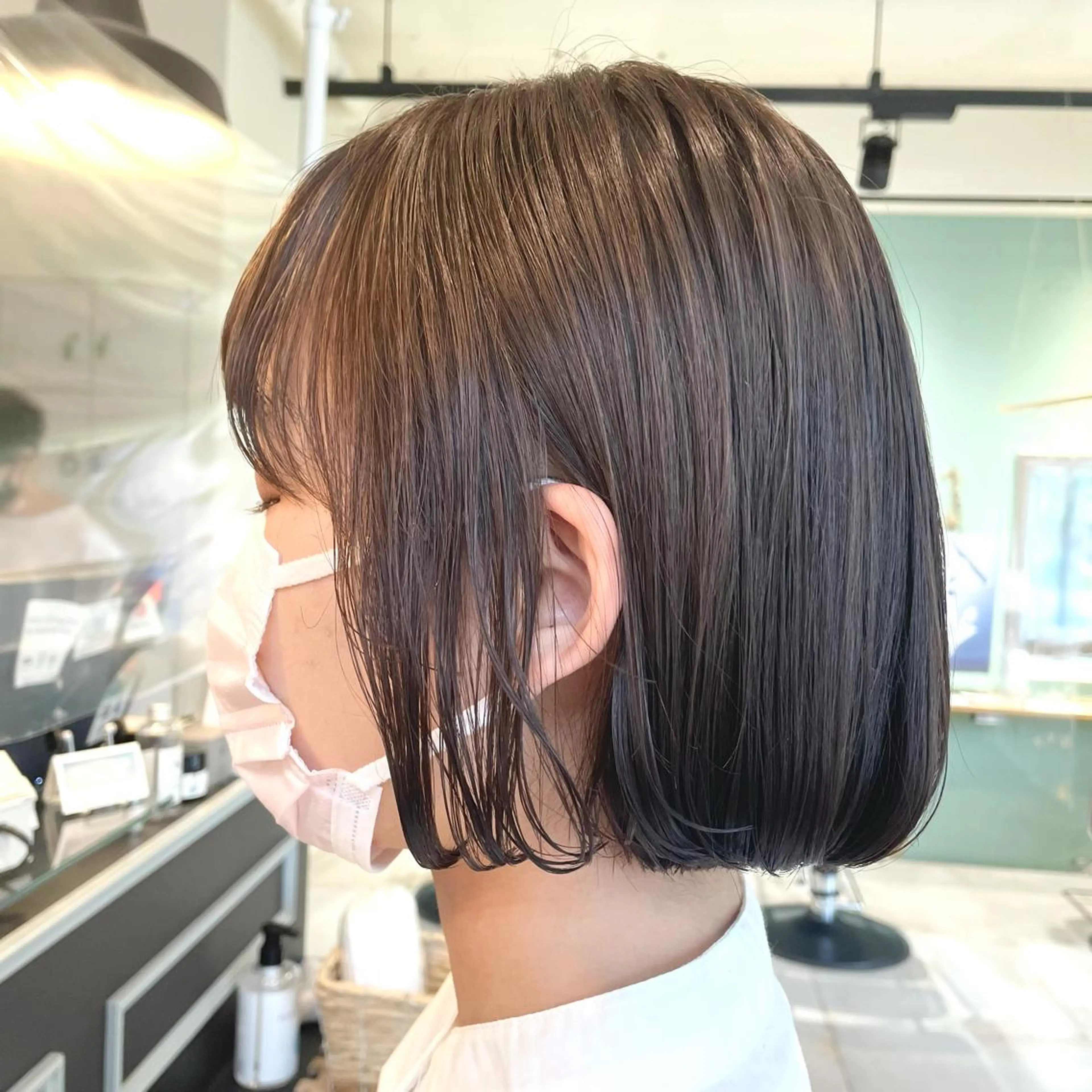 ショート カラー スナコザワ レナのヘアスタイル