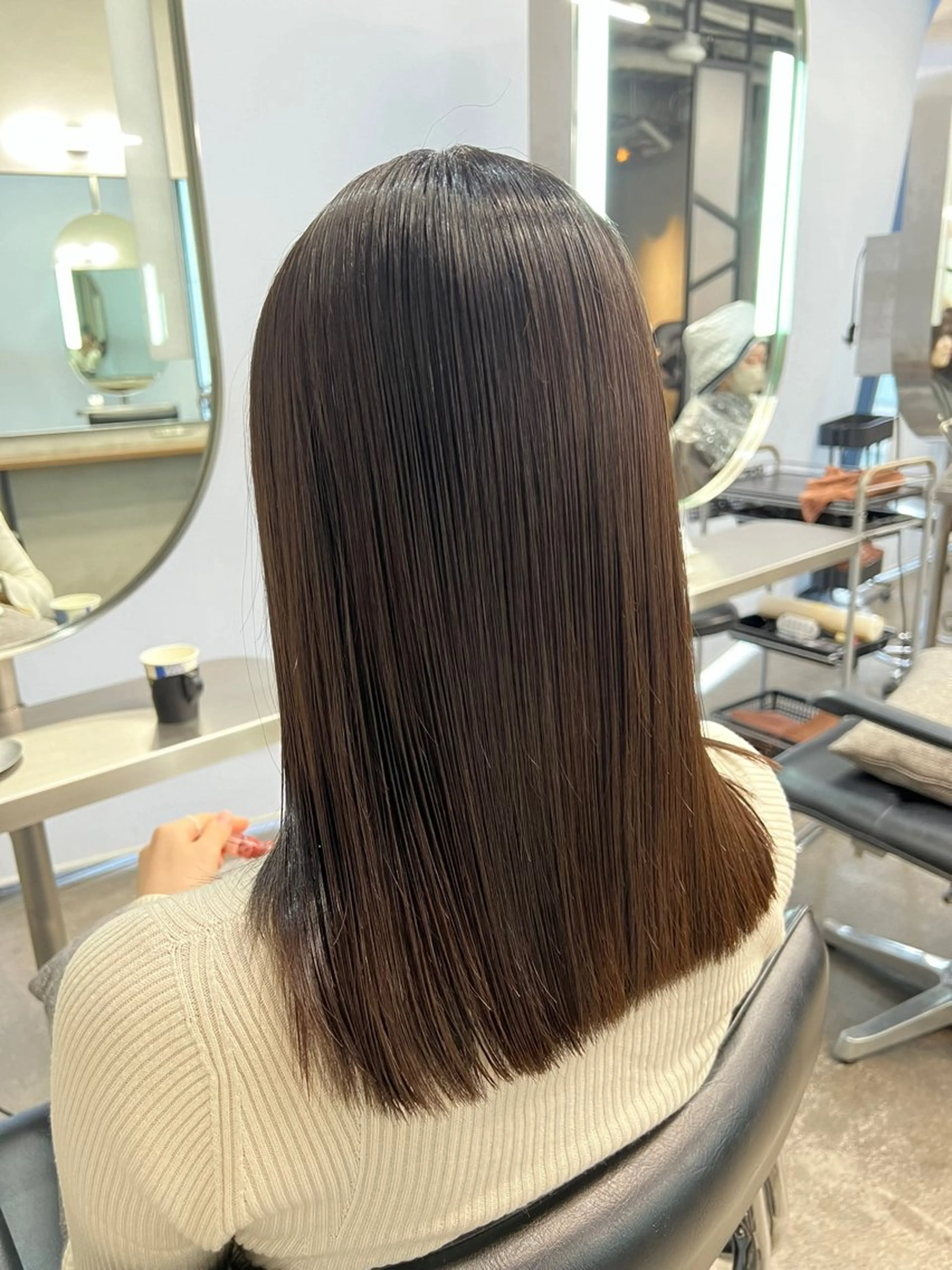 セミロング トリートメント レイヤー/韓国/艶髪 /タカマサのヘアスタイル