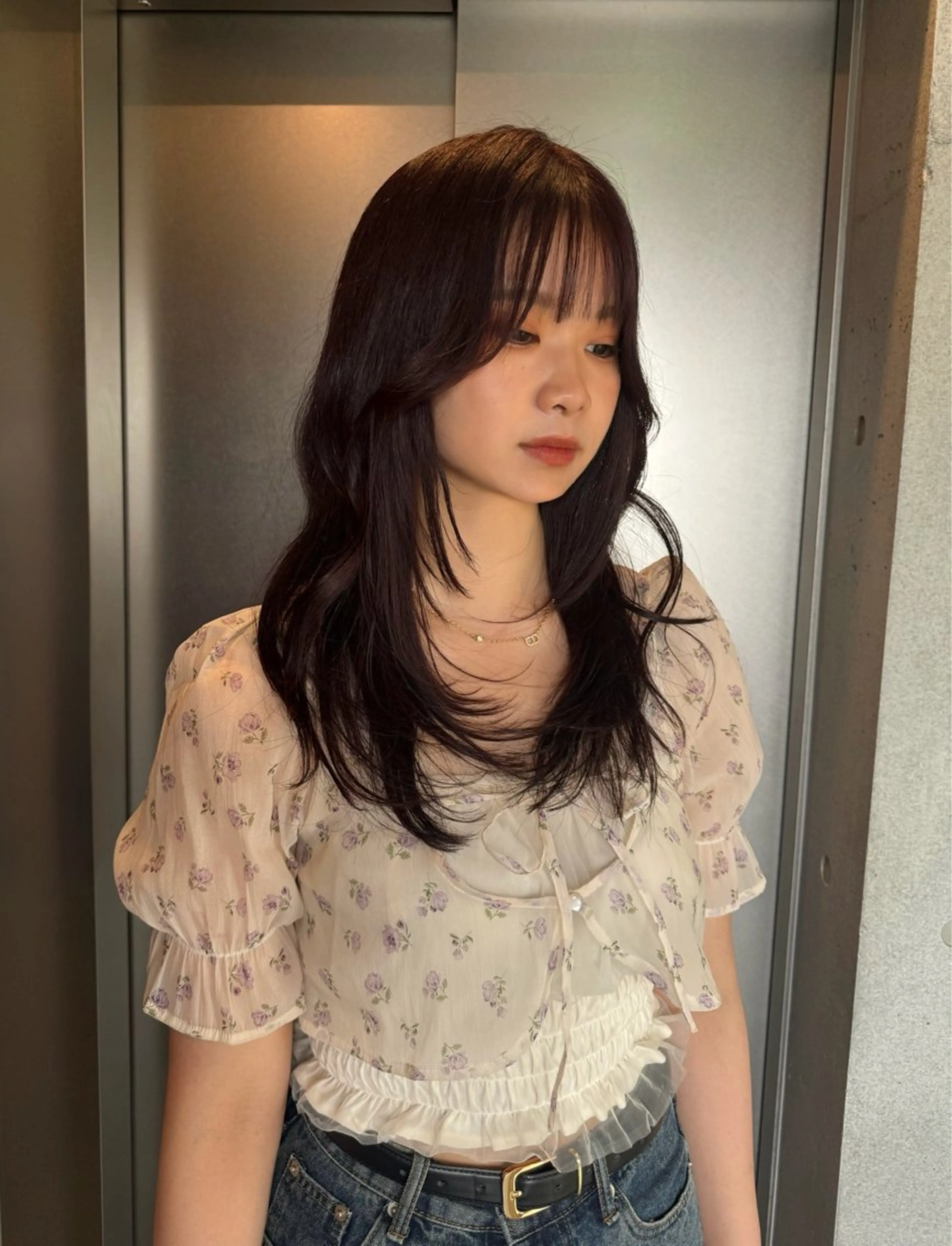 透明感ワンカラー＋ウォータートリートメントの写真