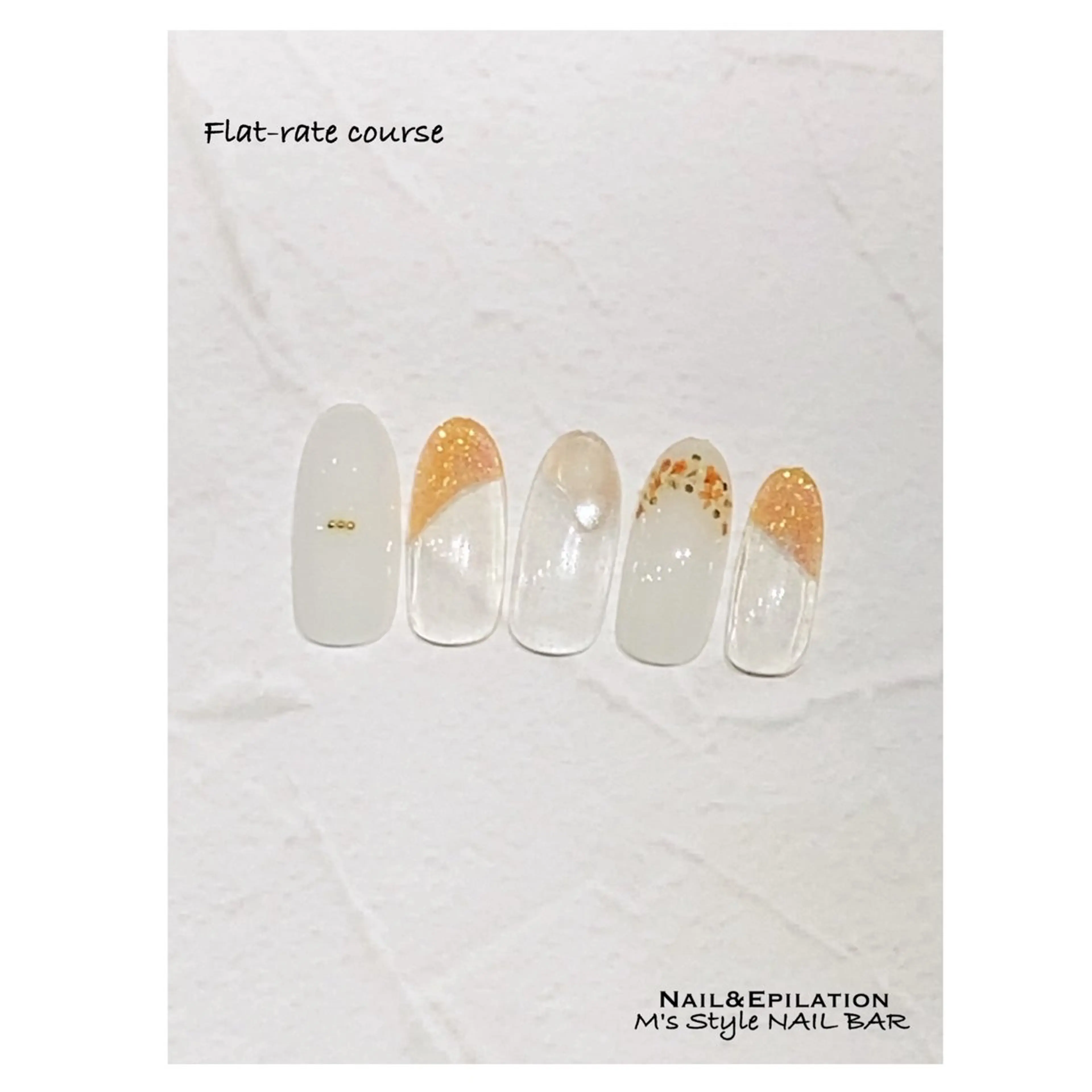 ネイル 成人式 フットネイル フレンチネイル ジェルネイル 韓国ネイル ハンドネイル M's Style NAIL BARのエステ・リラクイメージ