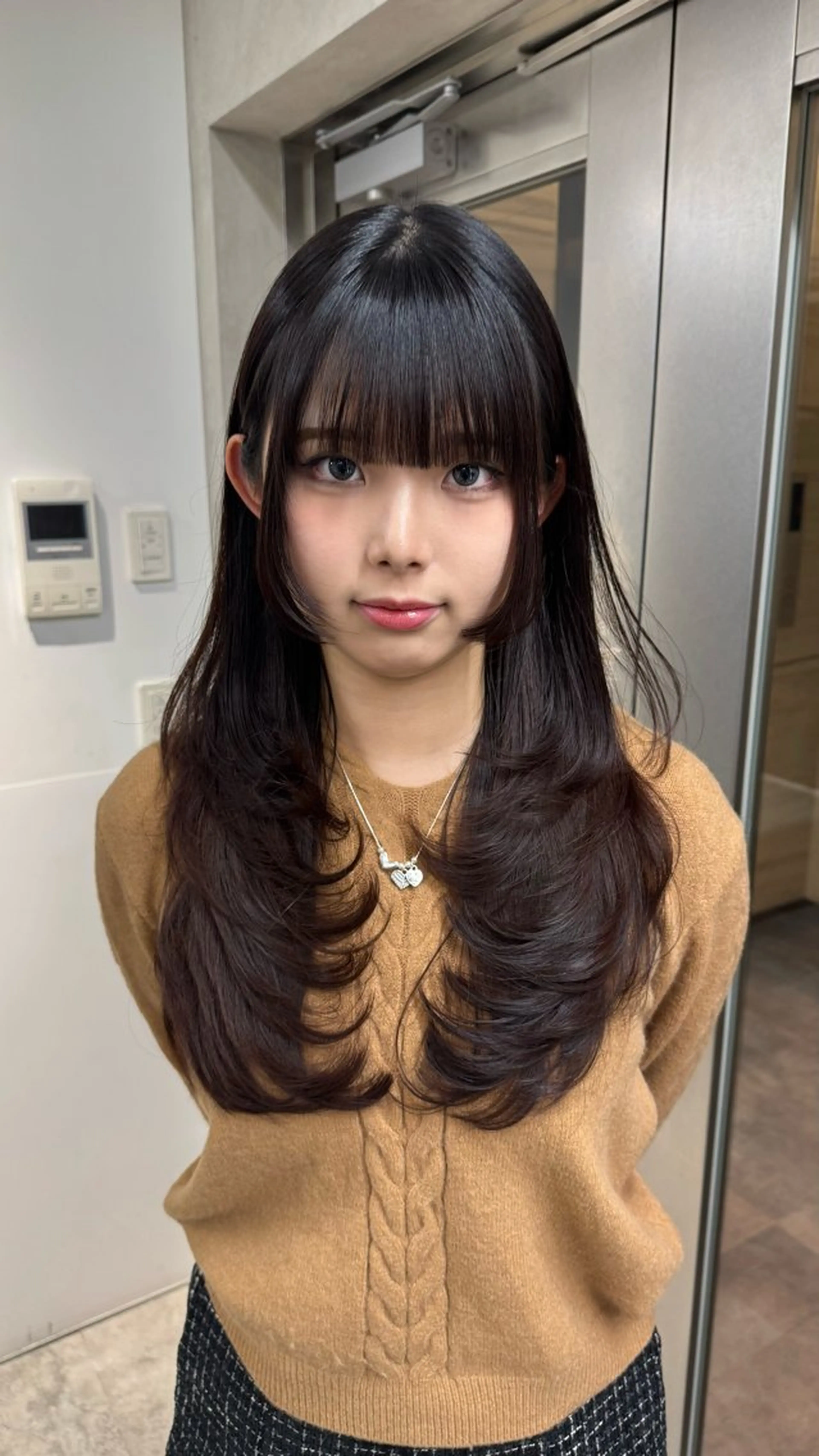 ロング ハッシュカット レイヤーカット カット トリートメント レイヤーカット/ボブ ウルフ/韓国ヘア🪄のヘアスタイル