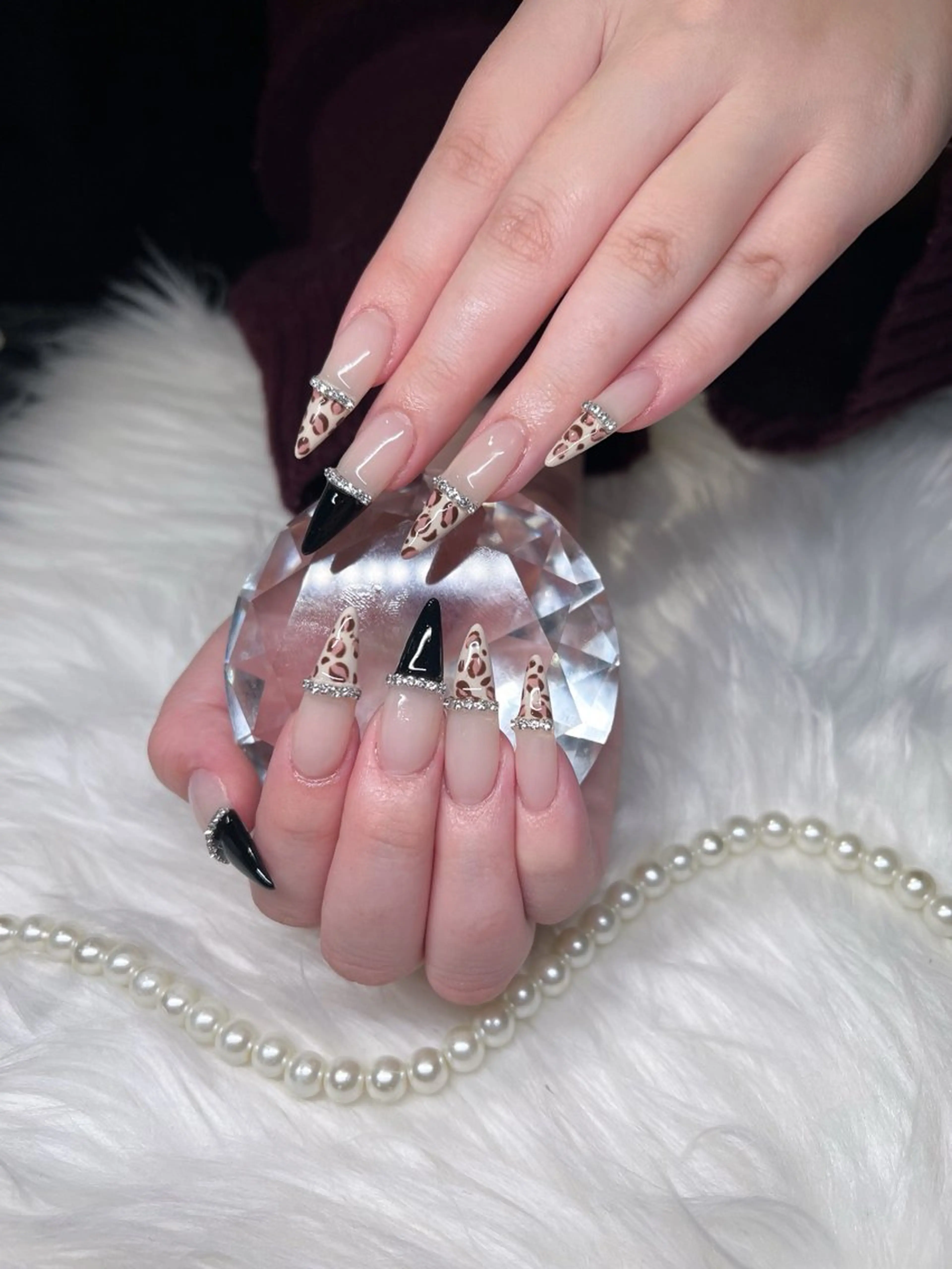 ネイル 持ち込み スカルプネイル ハンドネイル Kobayashi Komugiのネイルデザイン