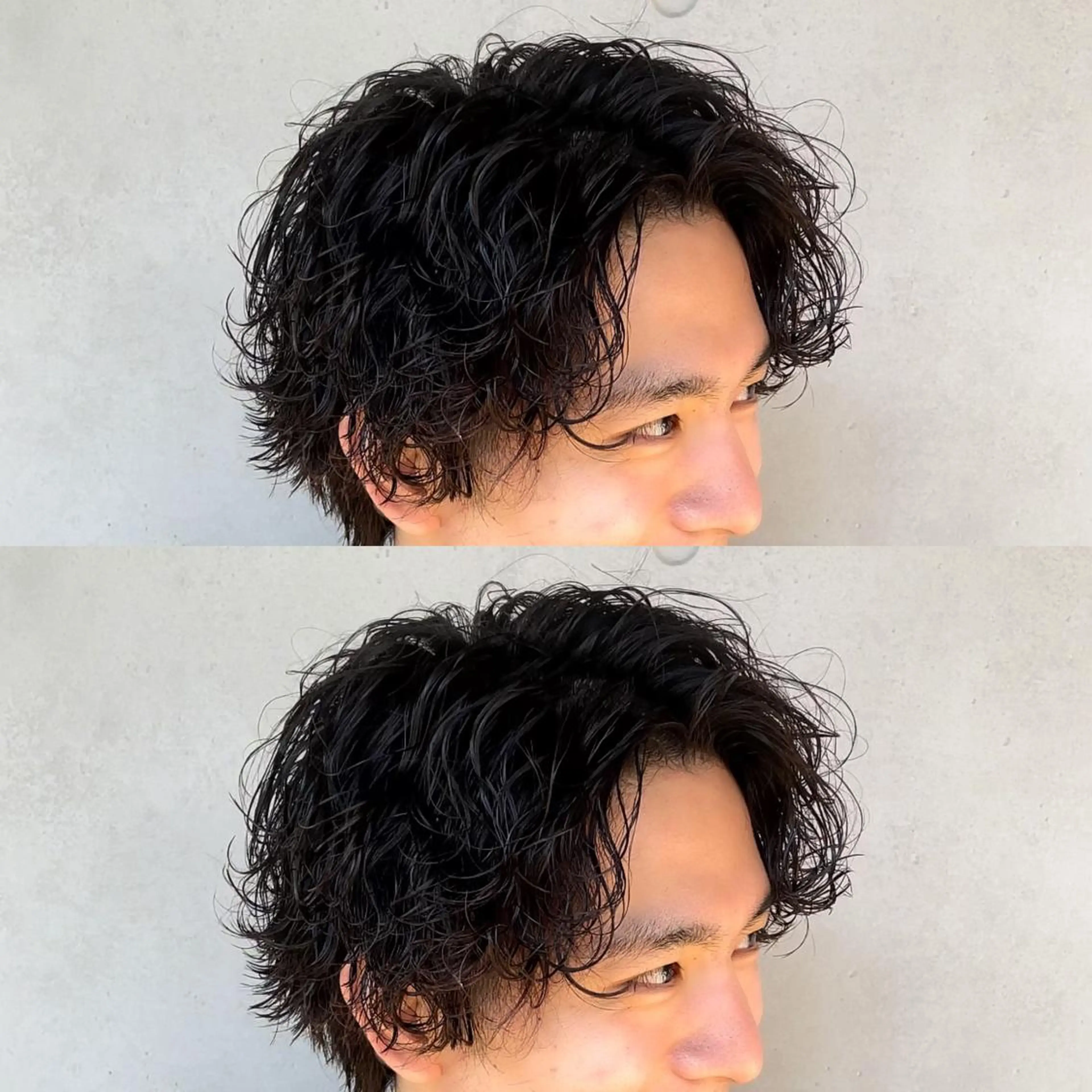 ショート パーマ メンズ メンズパーマ 波巻きパーマ パーマ メンズヘア特化 崎田 成人のヘアスタイル