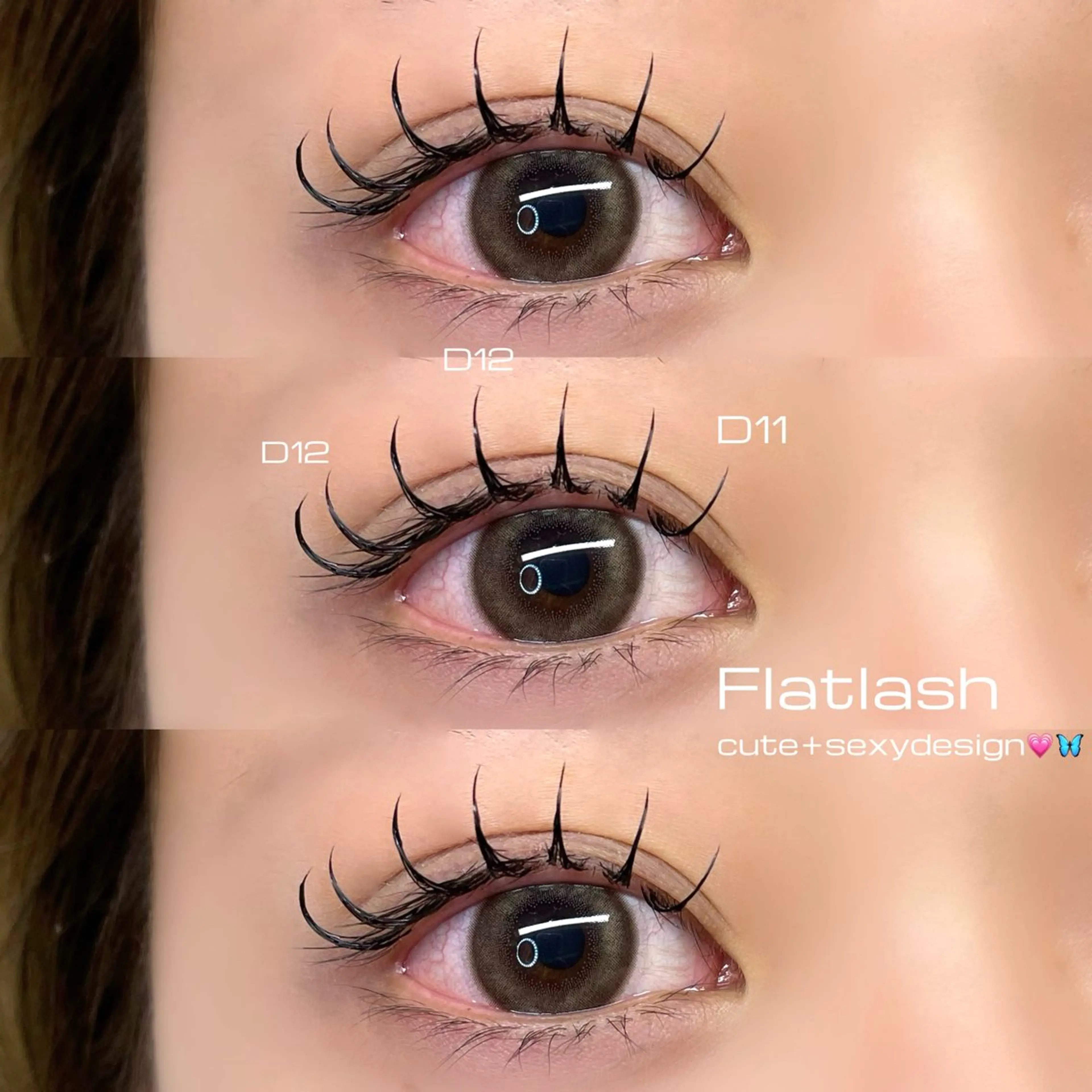 マツエク・マツパ マツエク Mell Yuuna ♡パリエク /束感のマツエク・マツパデザイン