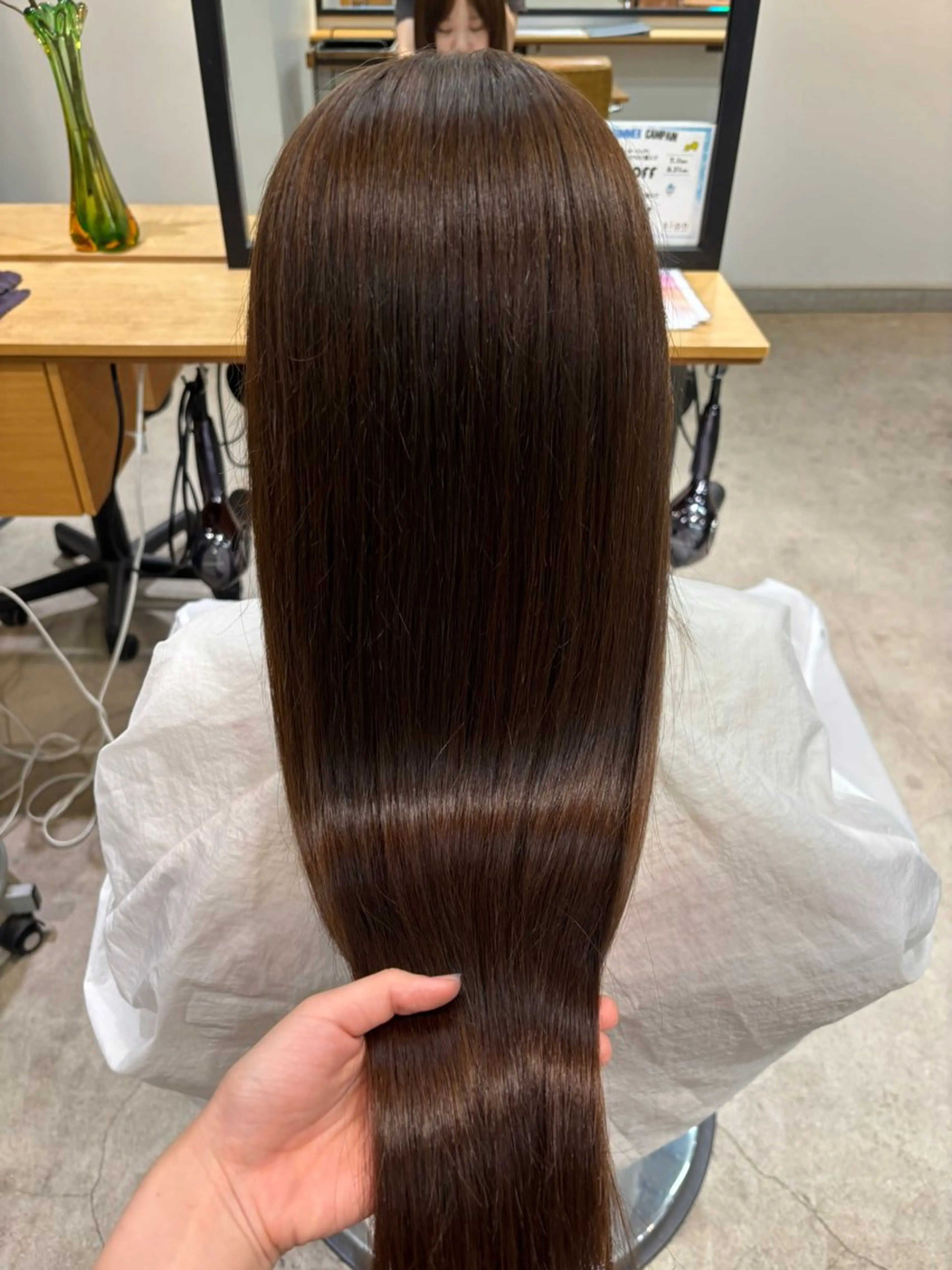 ロング カラー zina karin୨୧˙˳⋆のヘアスタイル