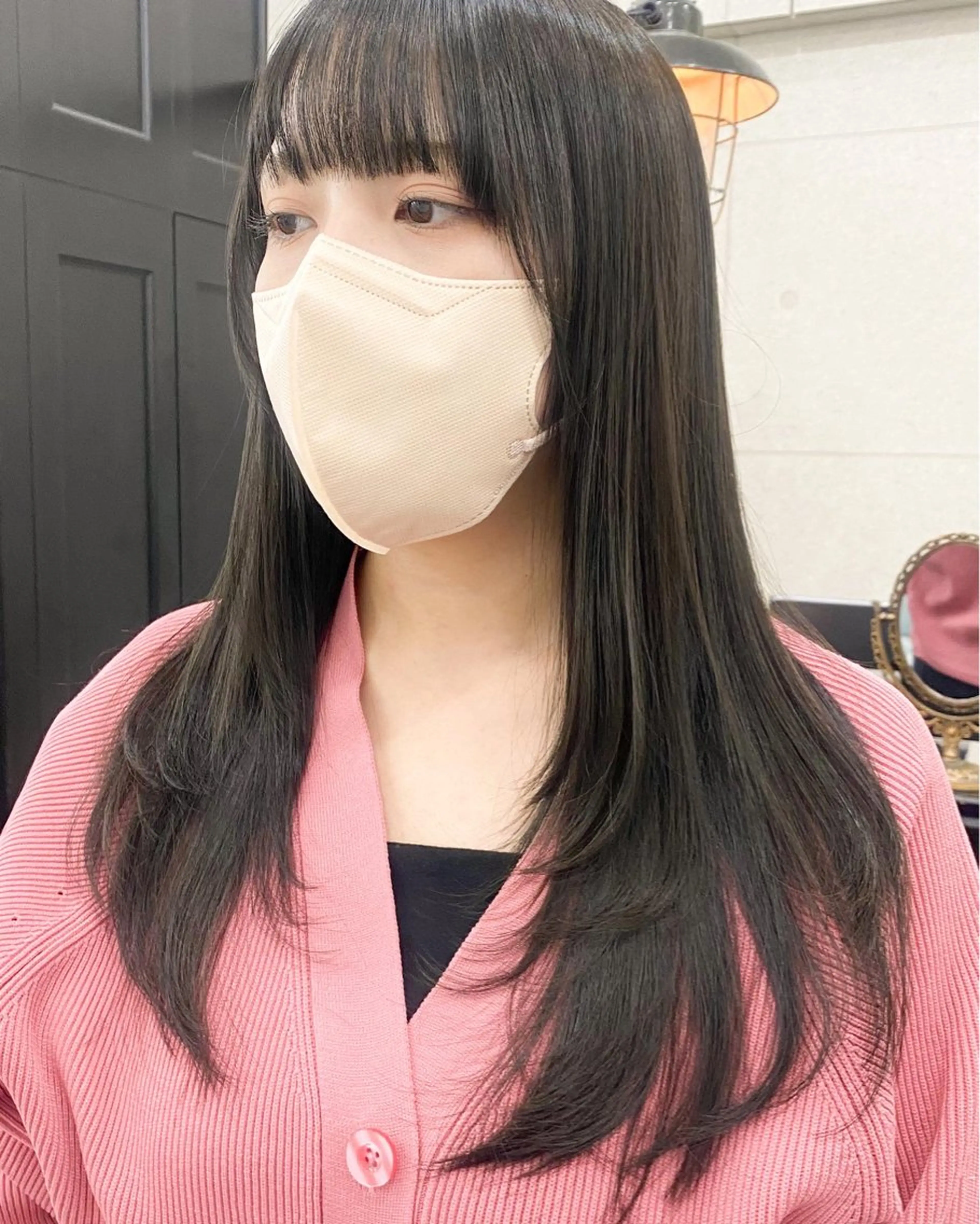 ロング カラー レイヤーカット カット ヘアカラー トリートメント anli所属・tomomi /レイヤーカットのヘアスタイル