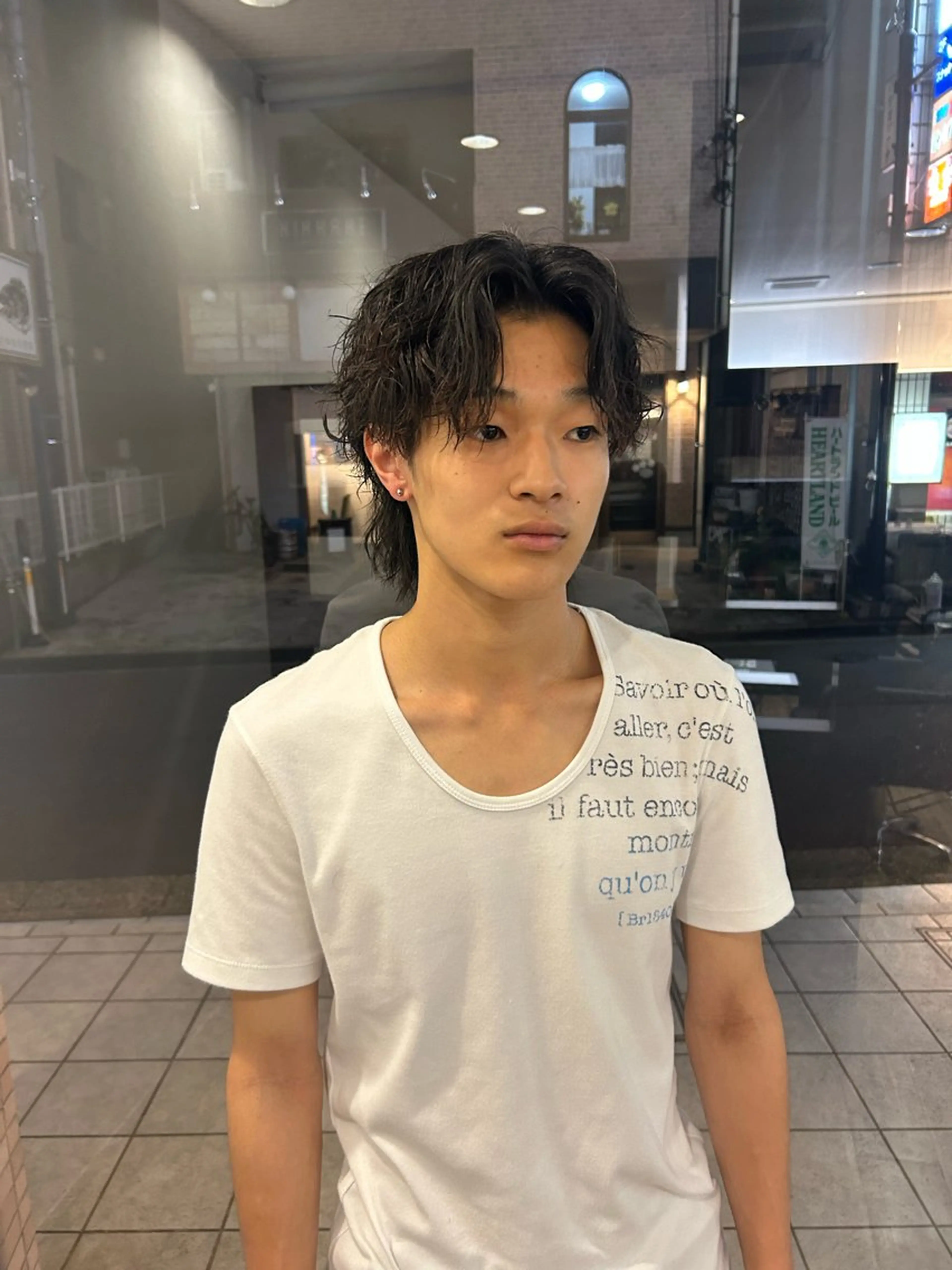 パーマ メンズ メンズパーマ ツイストスパイラルパーマ スパイラルパーマ MEN'S HAIR PERCUT柏店所属・西村 旭陽のヘアスタイル