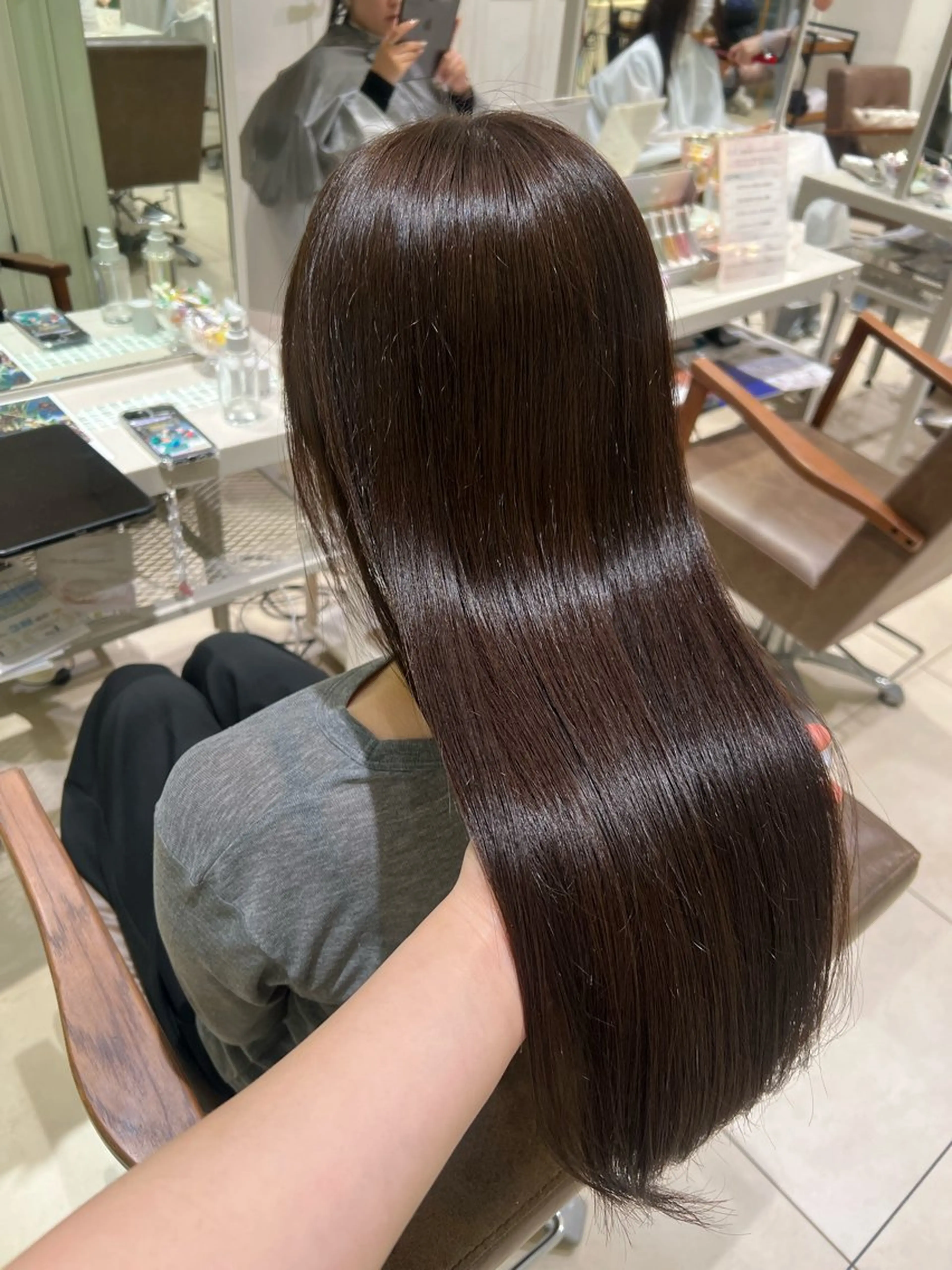 セミロング ダブルカラー/髪質 改善🫧池田優紀のヘアスタイル