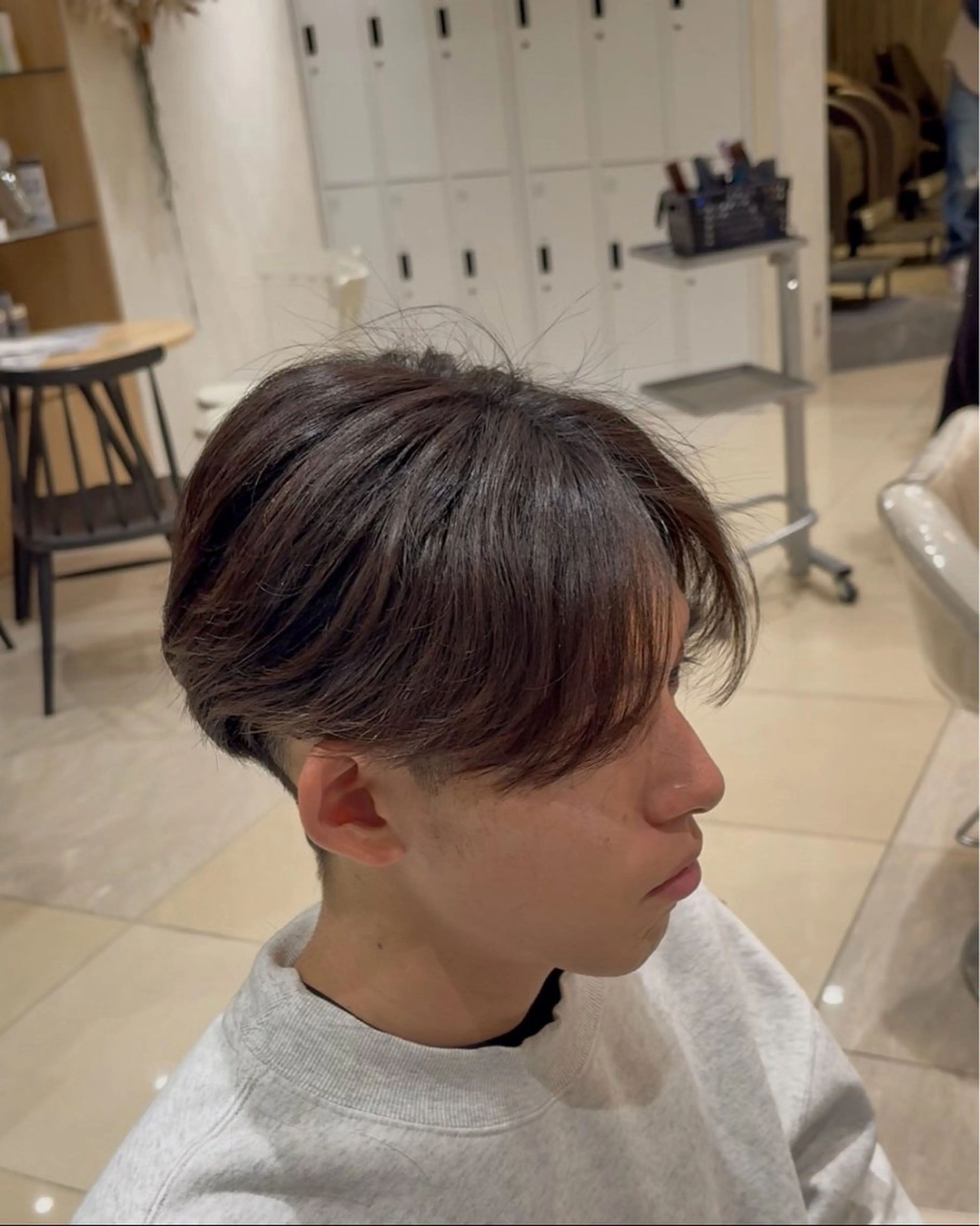 【ご新規さん限定】メンズカット＋ニュアンスパーマ🌀ニュアンスパーマ以外の場合2200円別途でいただきます！の写真