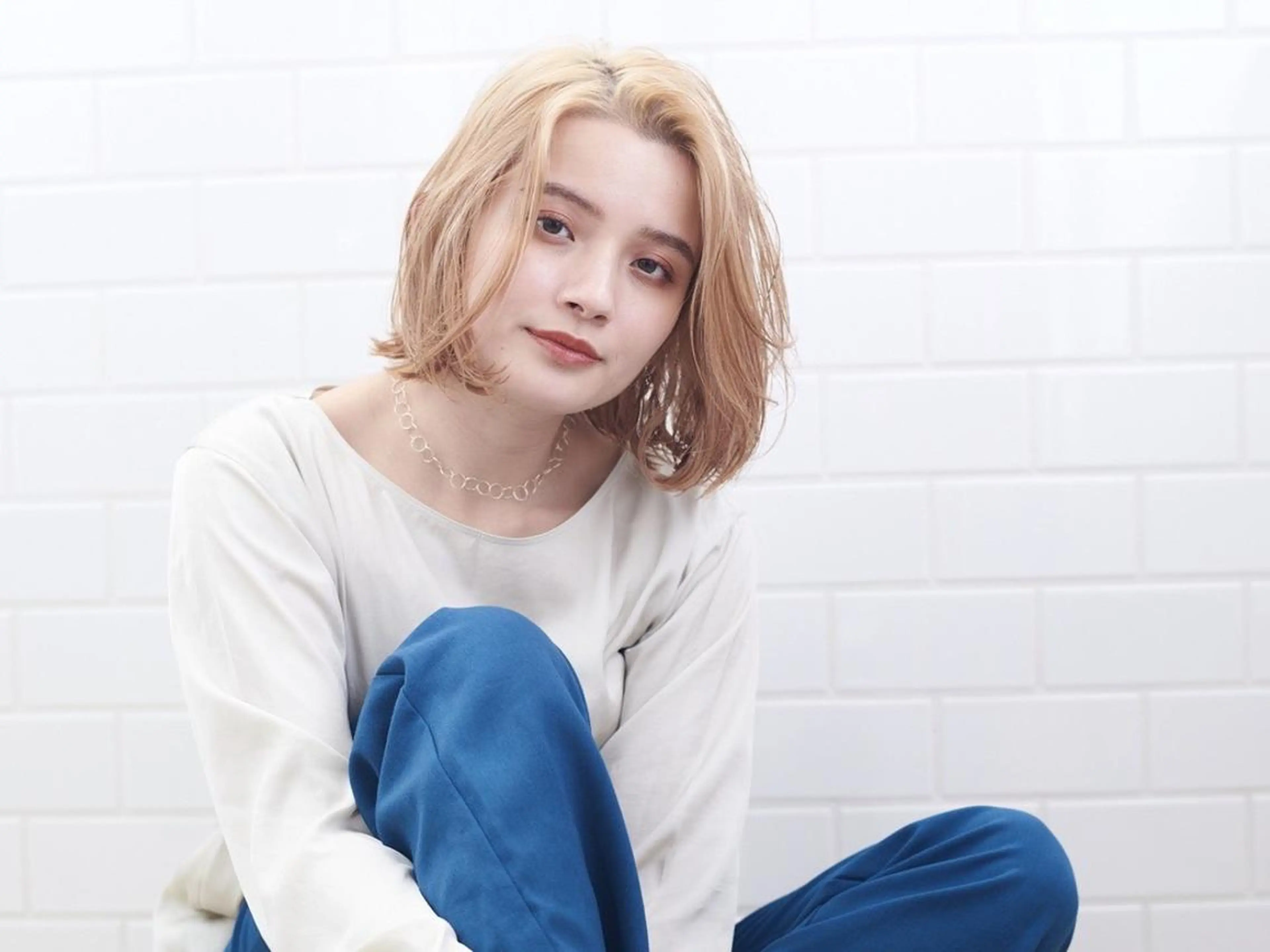 ミディアム カラー 🍀髪質改善 ケアカラーrootsのヘアスタイル