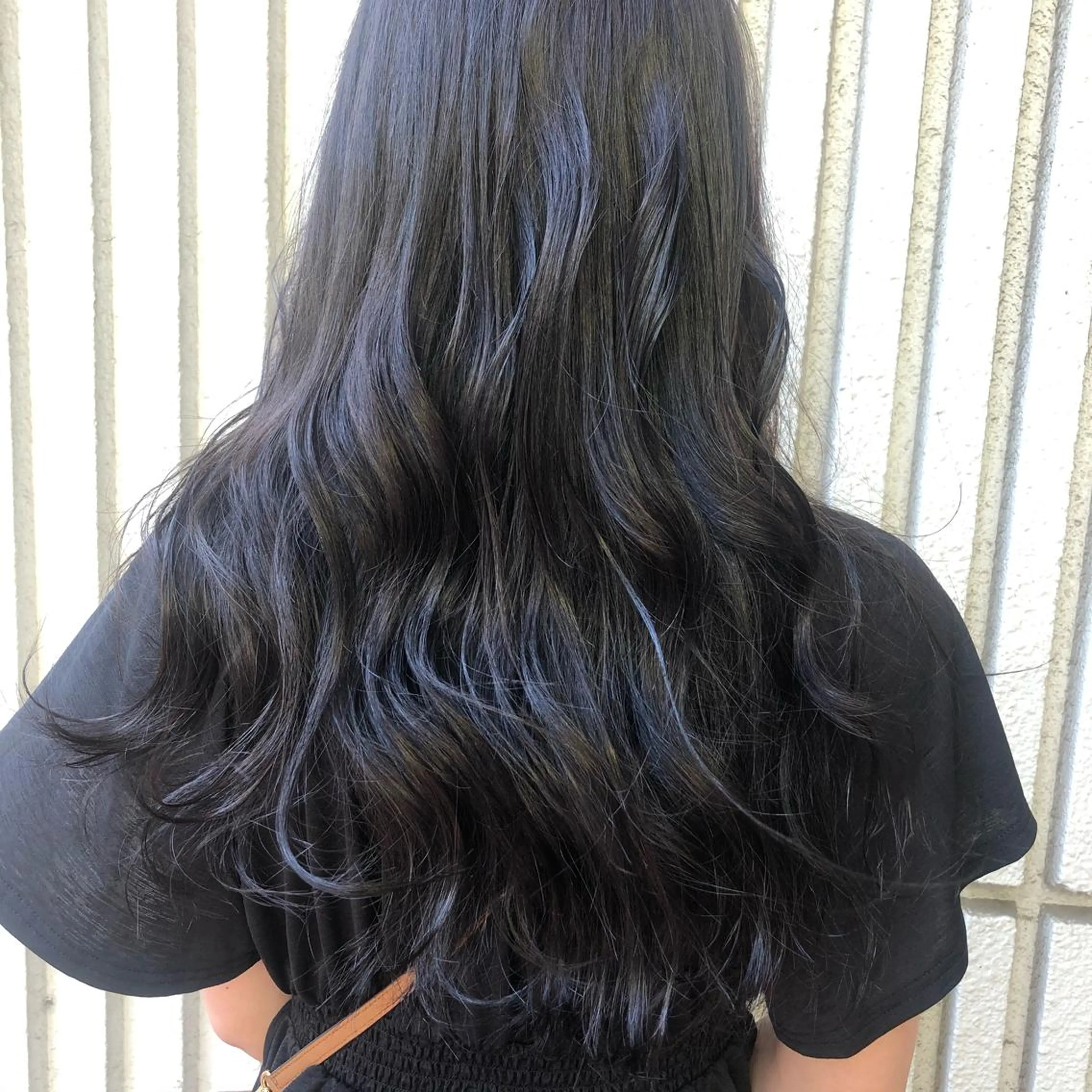 ロング カラー 渋谷 留菜のヘアスタイル